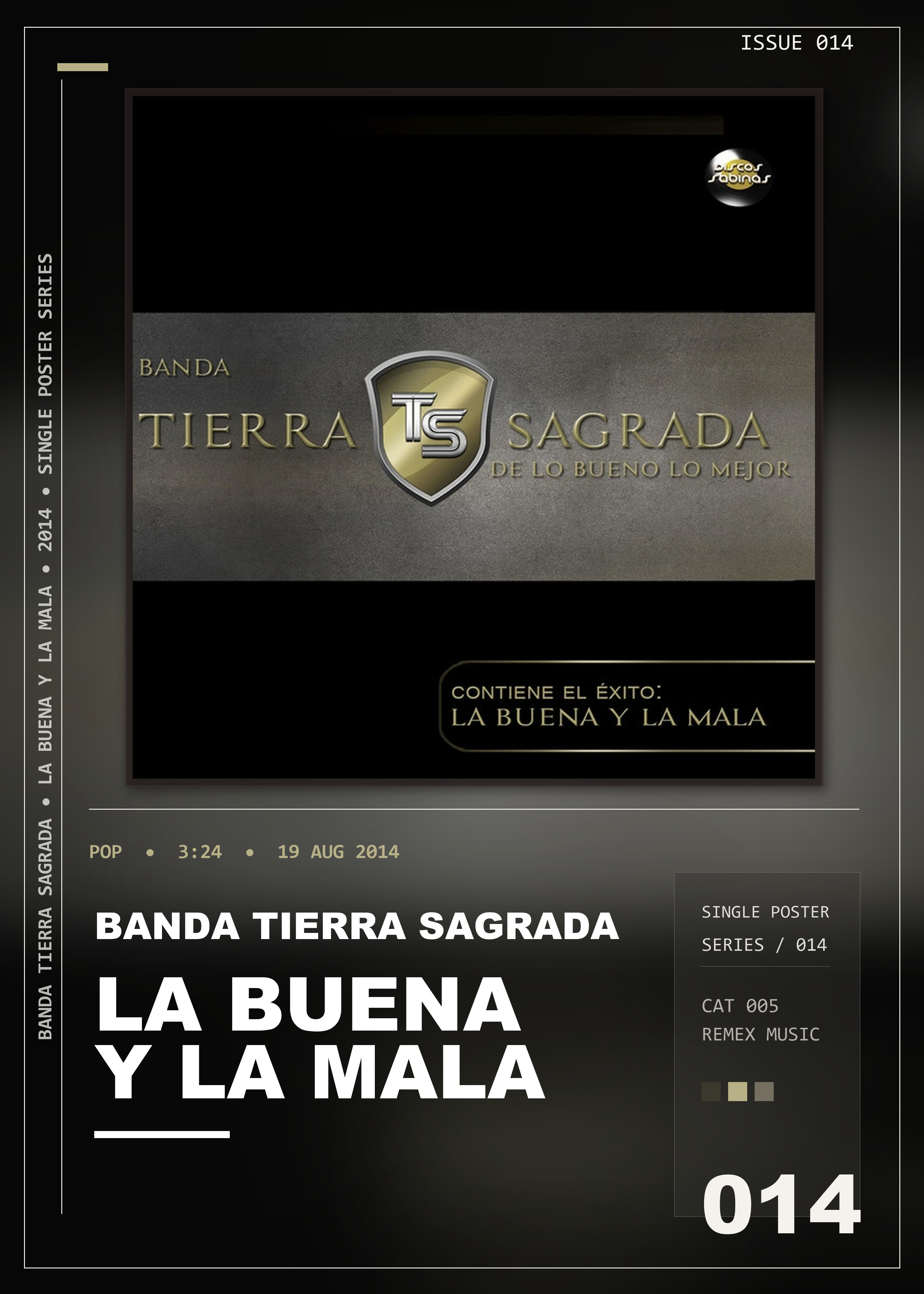 Music poster: Banda Tierra Sagrada - La Buena y la Mala