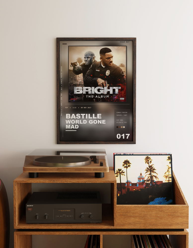 Music poster: Bastille - World Gone Mad