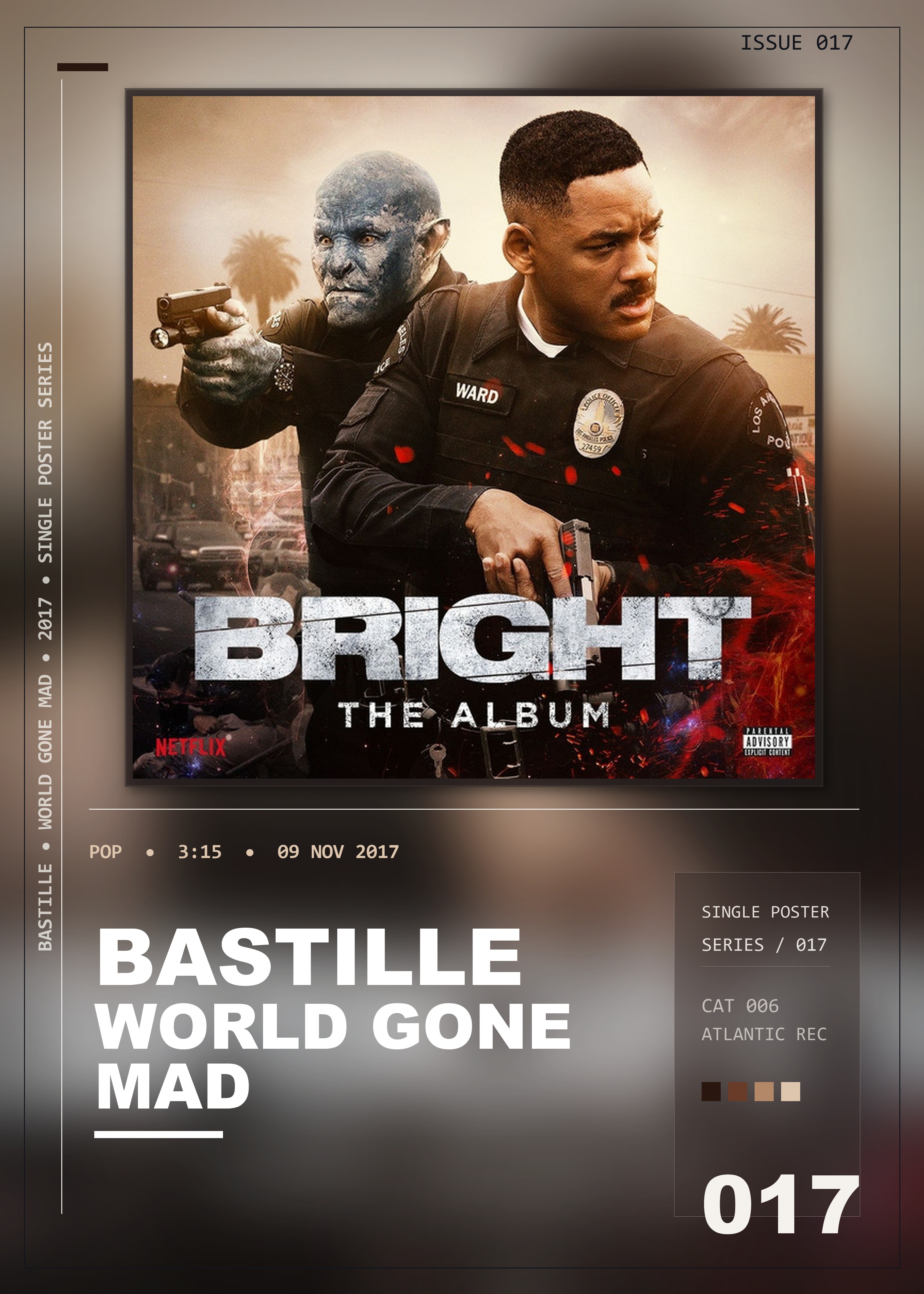 Music poster: Bastille - World Gone Mad