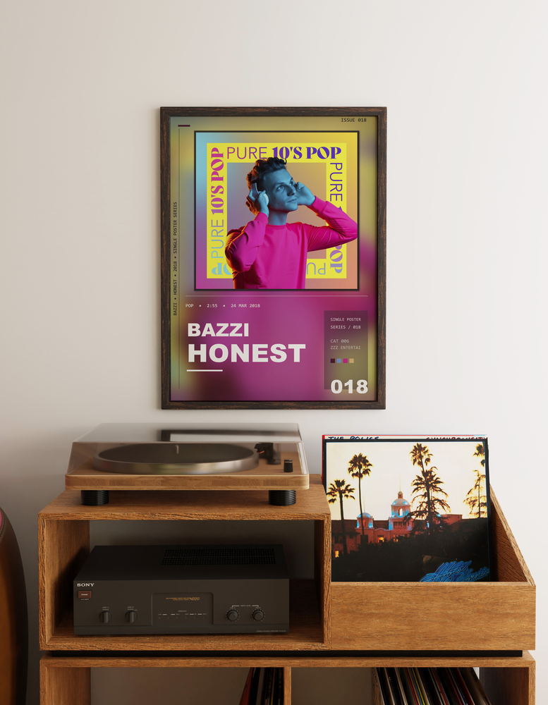 Music poster: Bazzi - Honest