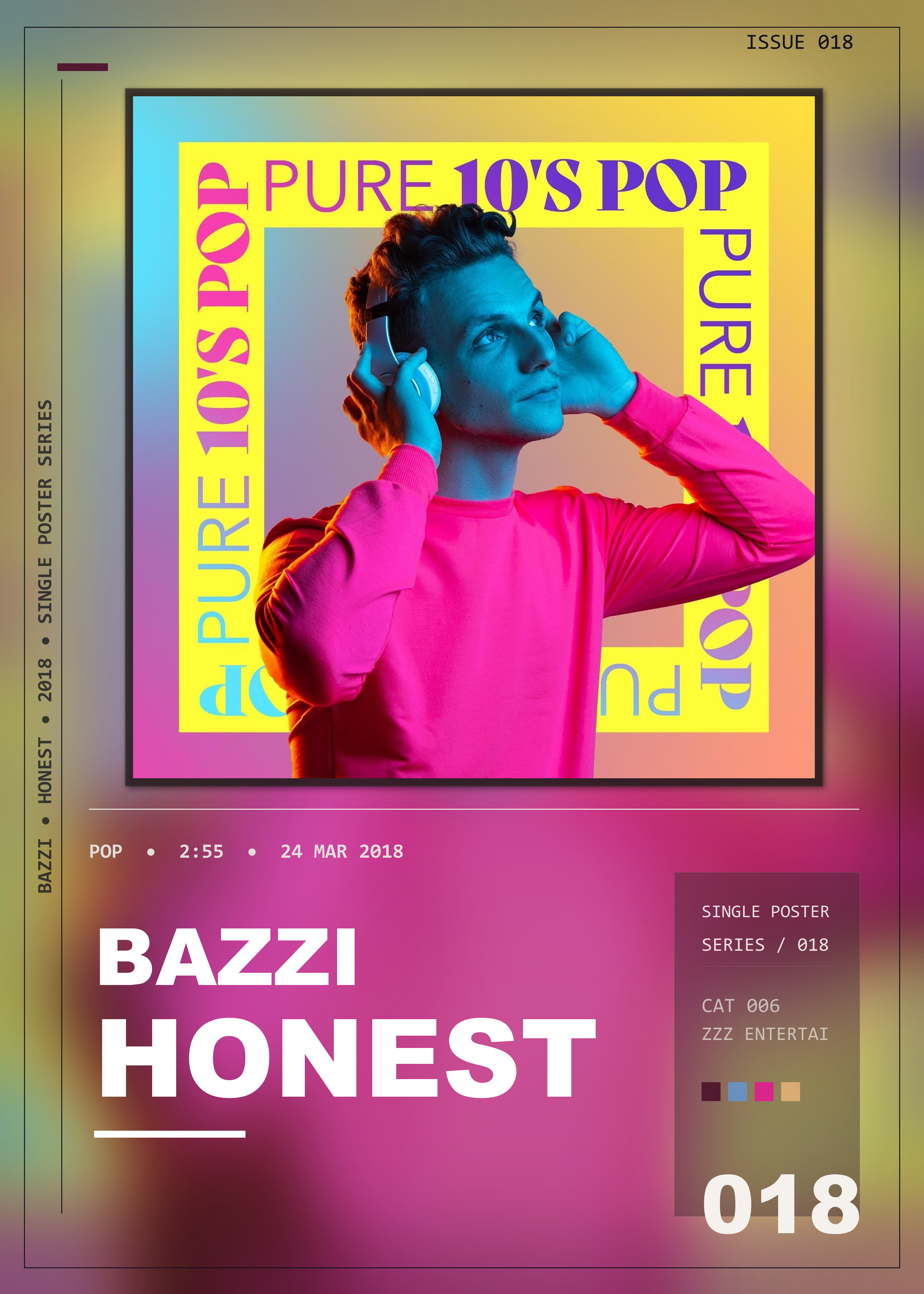 Music poster: Bazzi - Honest