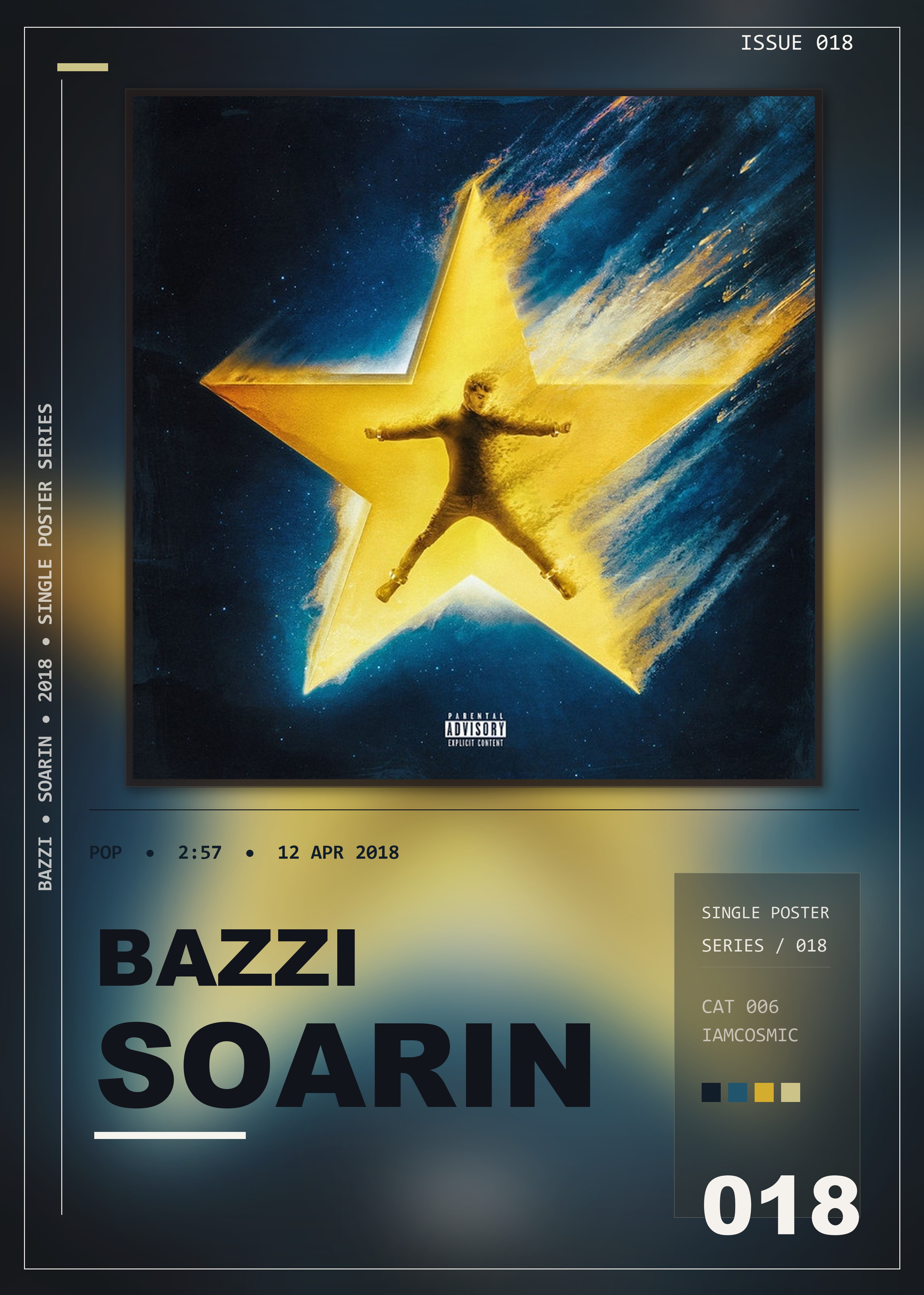 Music poster: Bazzi - Soarin