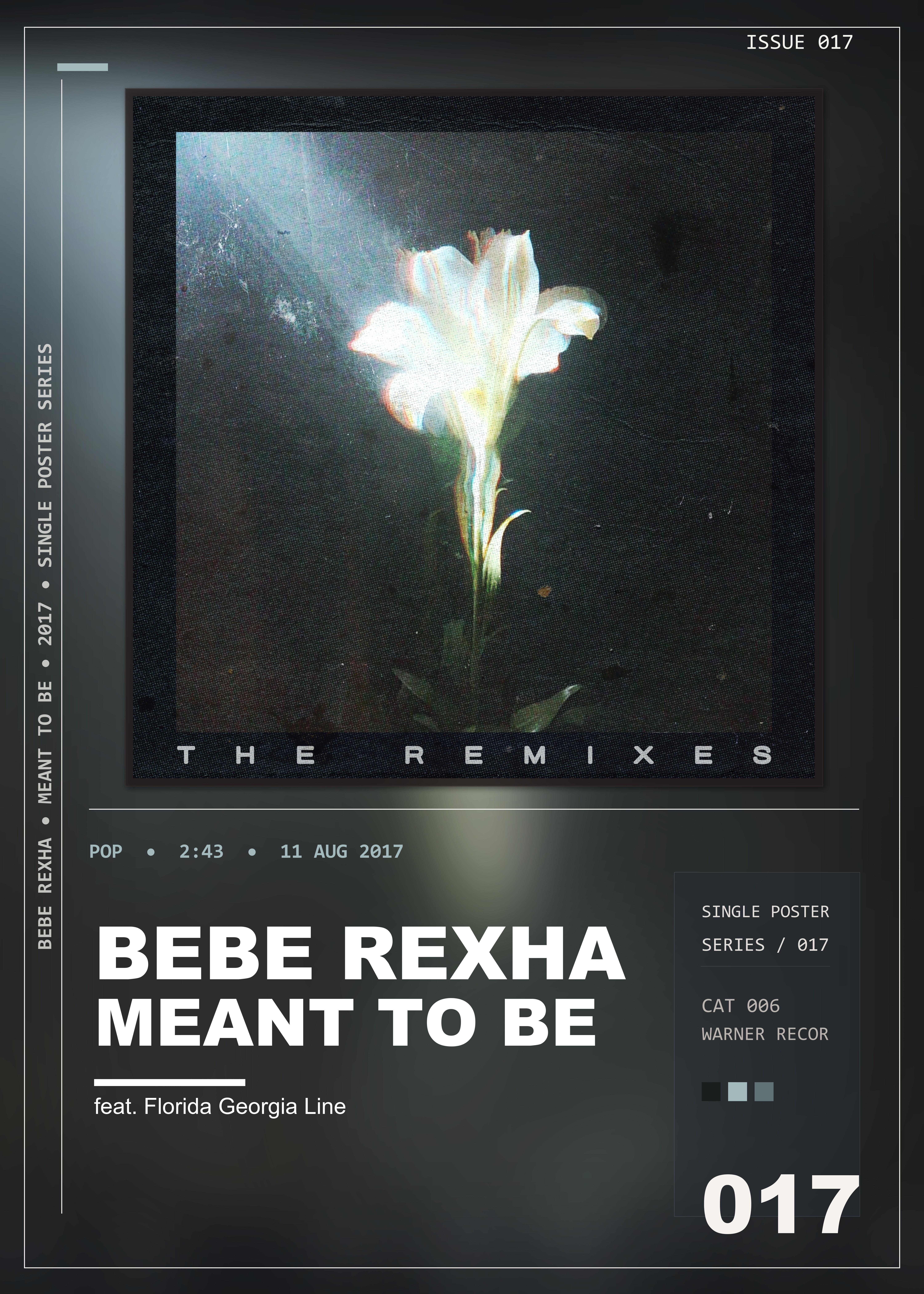 Music poster: Bebe Rexha - Meant to Be feat Florida Georgia Line