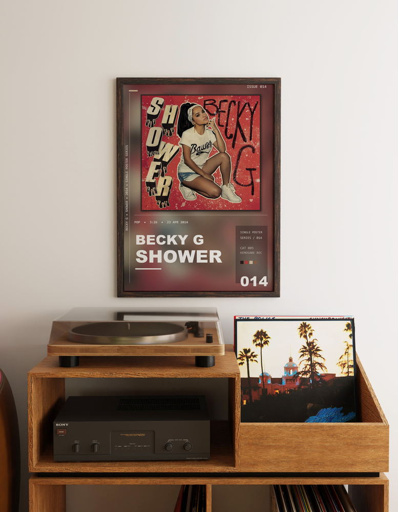 Music poster: Becky G - Shower