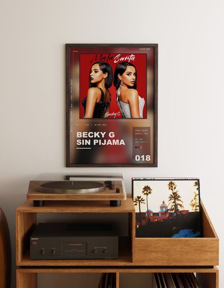 Music poster: Becky G - Sin Pijama