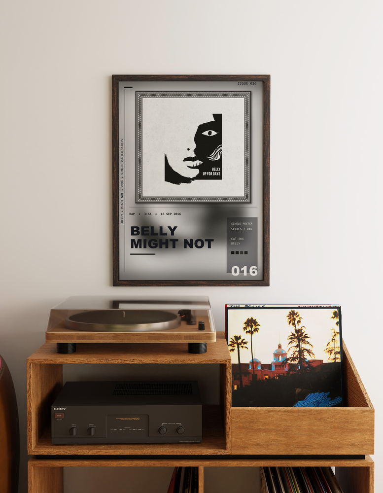 Music poster: Belly - Might Not
