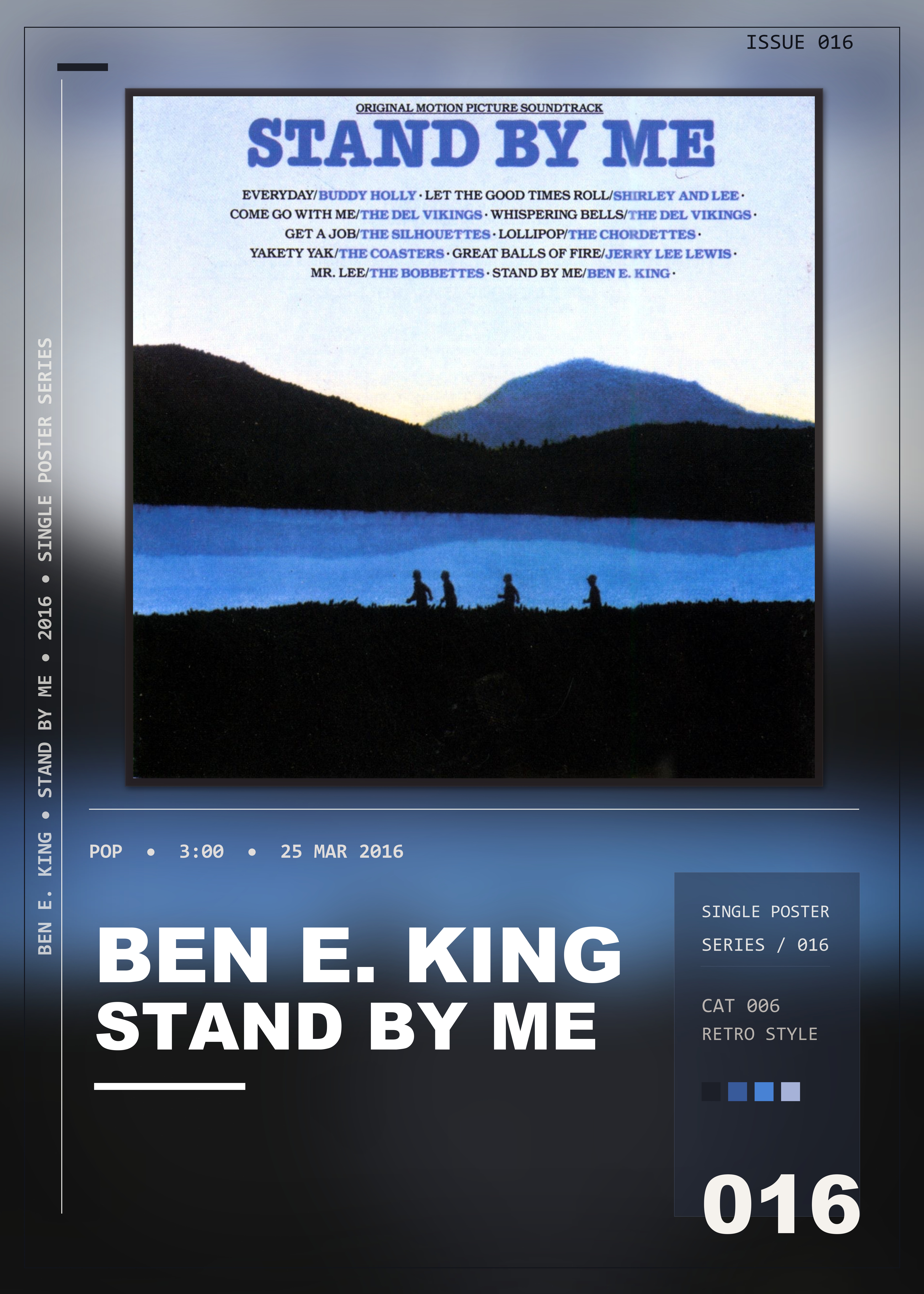 Music poster: Ben E King - Stand by Me