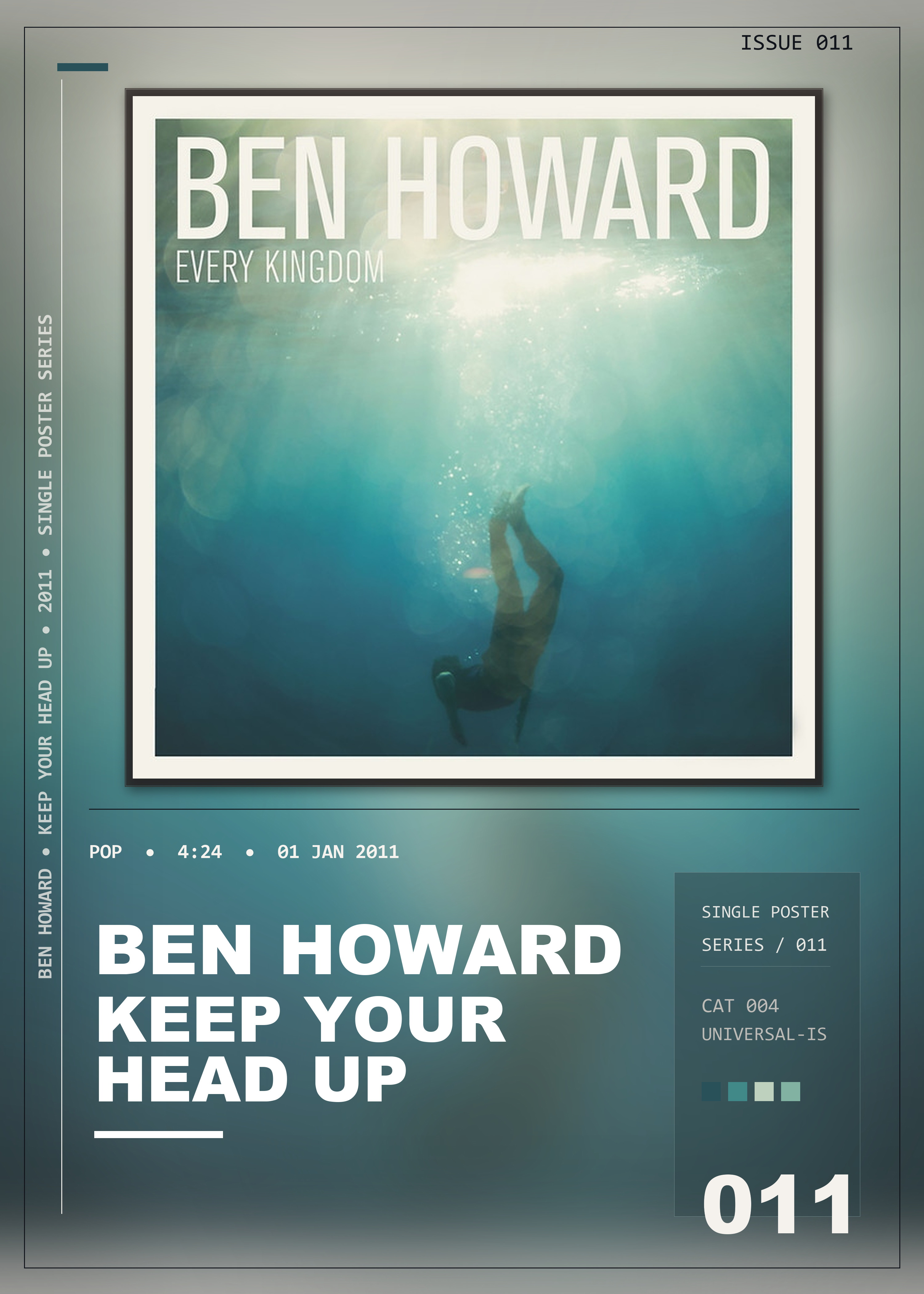 Music poster: Ben Howard - Keep Your Head Up