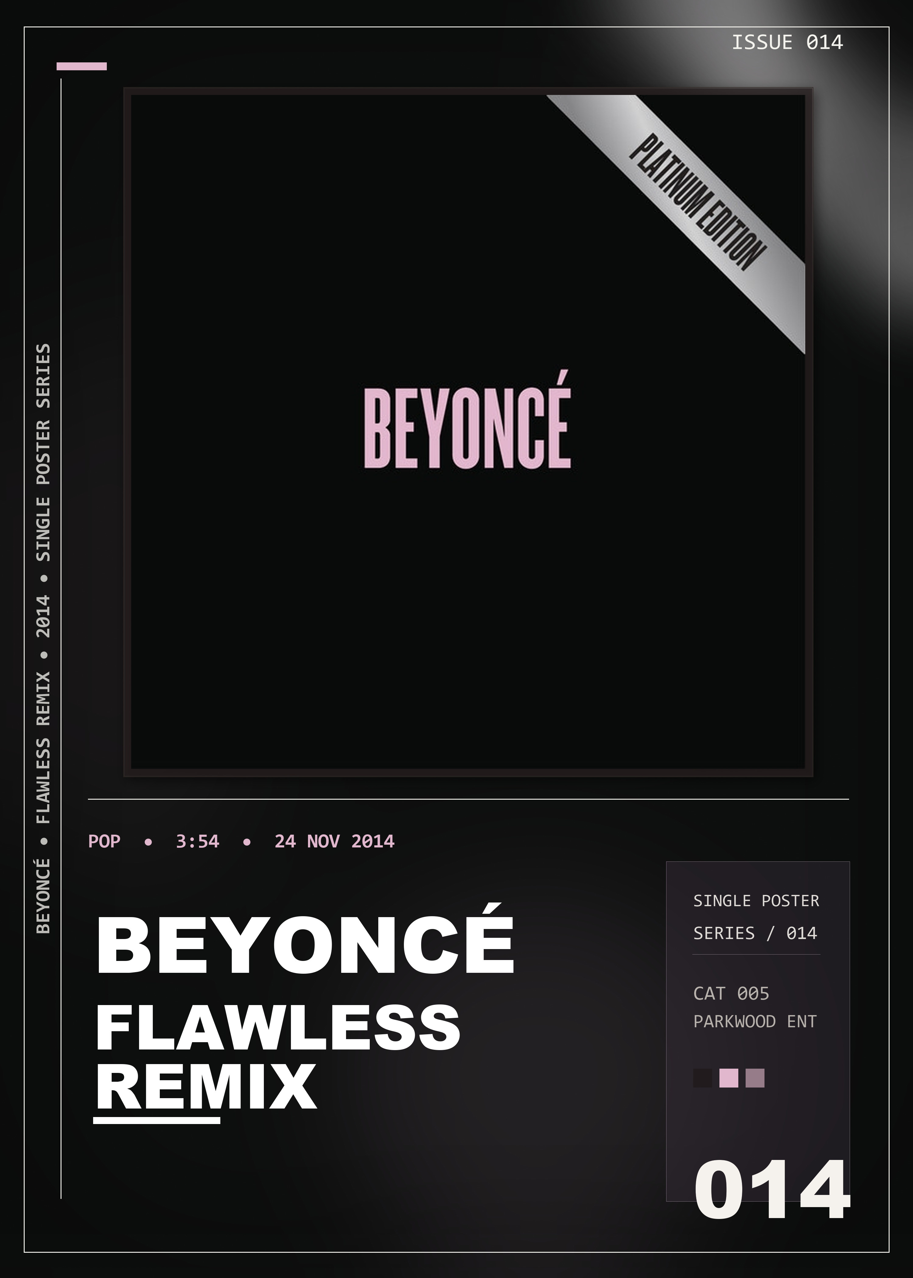 Music poster: Beyoncé - Flawless Remix