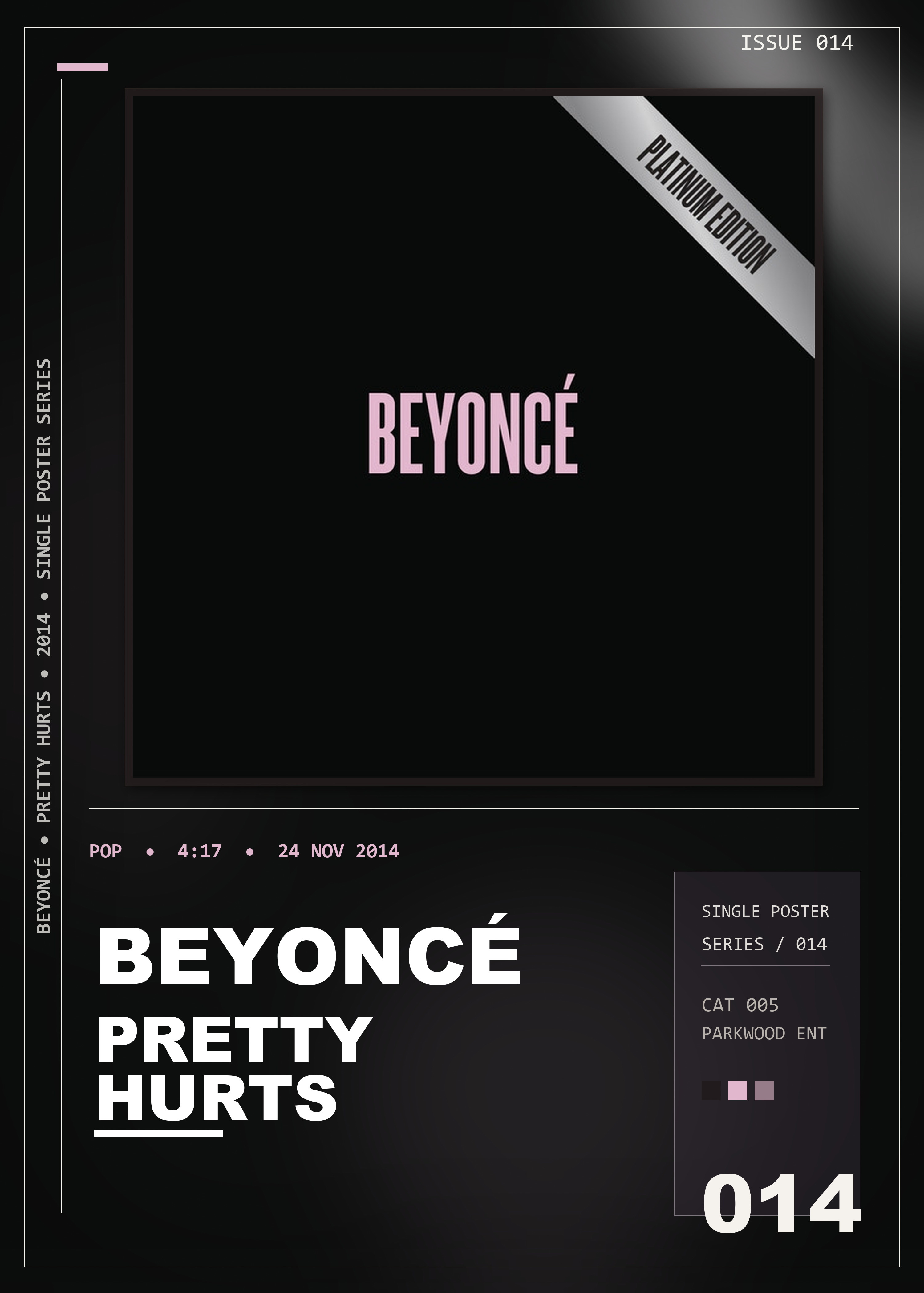 Music poster: Beyoncé - Pretty Hurts