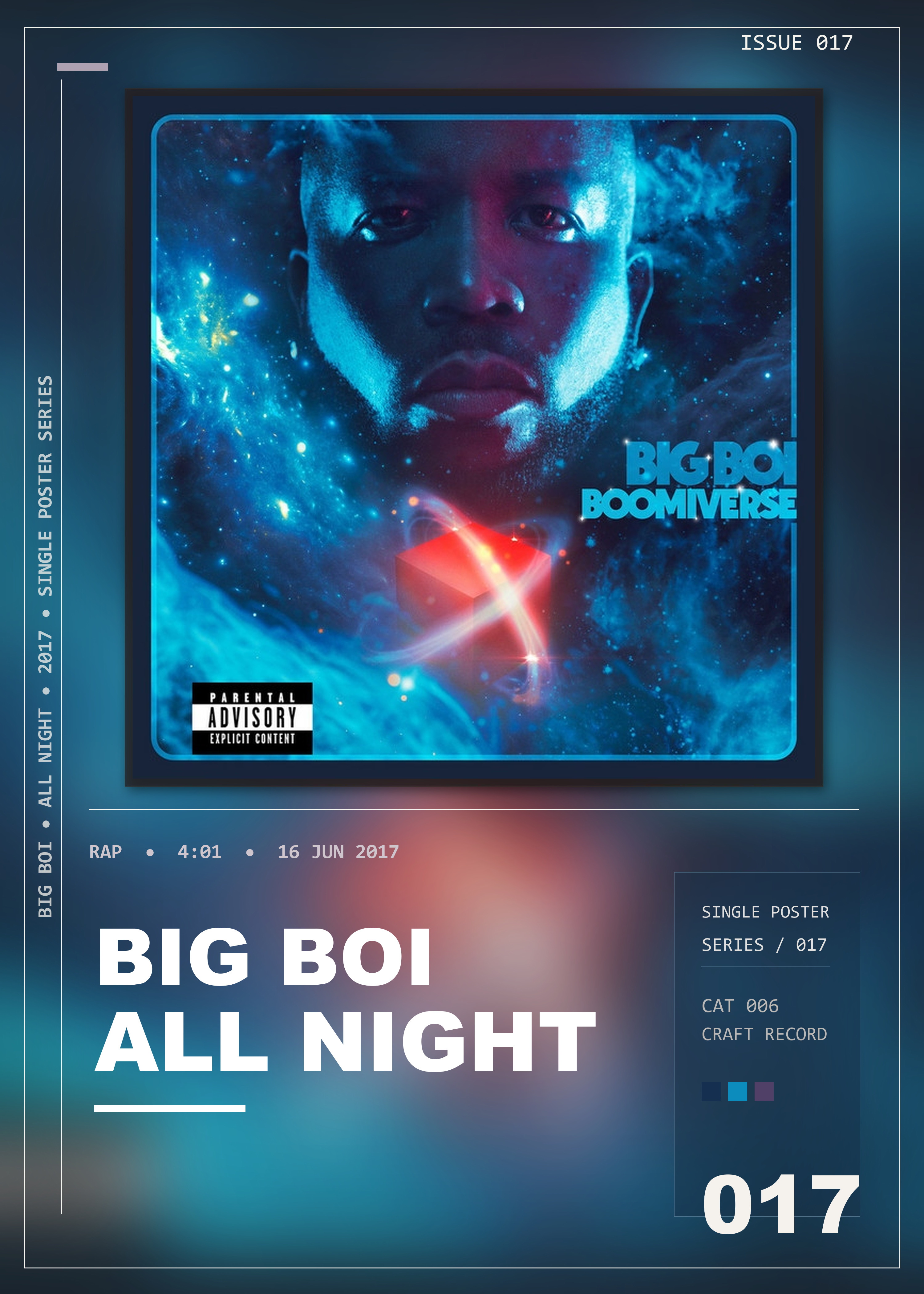 Music poster: Big Boi - All Night