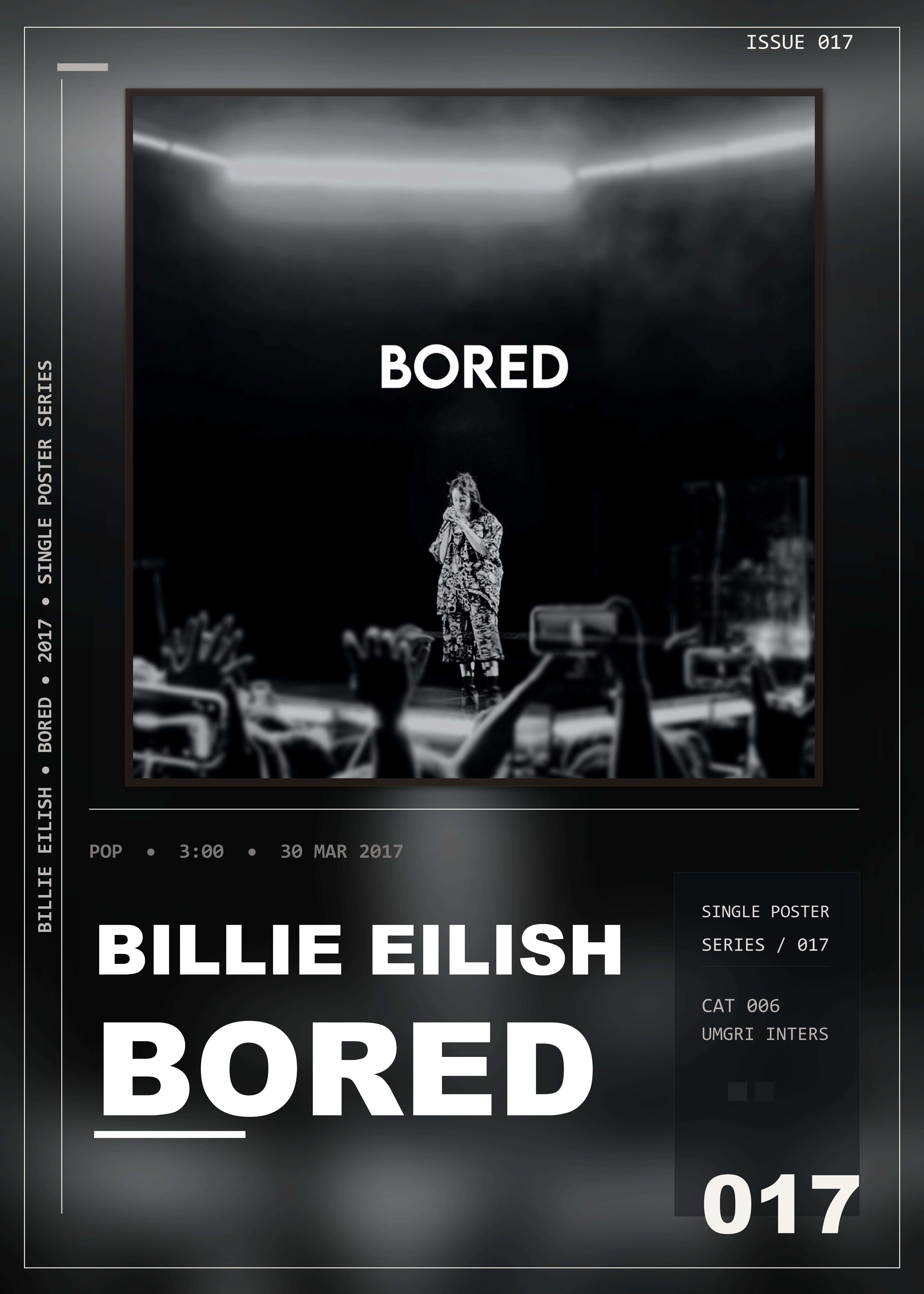 Music poster: Billie Eilish - Bored