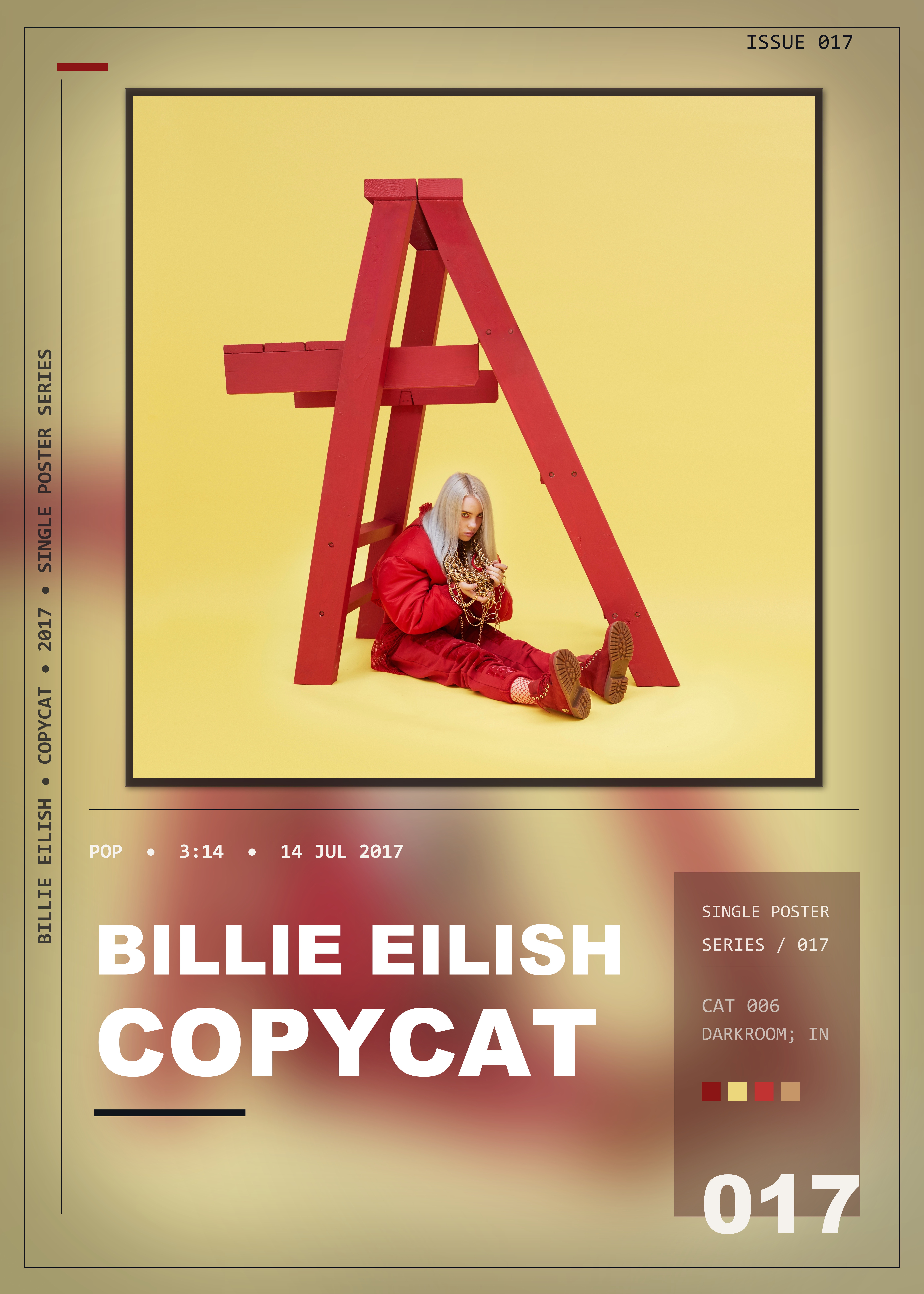 Music poster: Billie Eilish - COPYCAT
