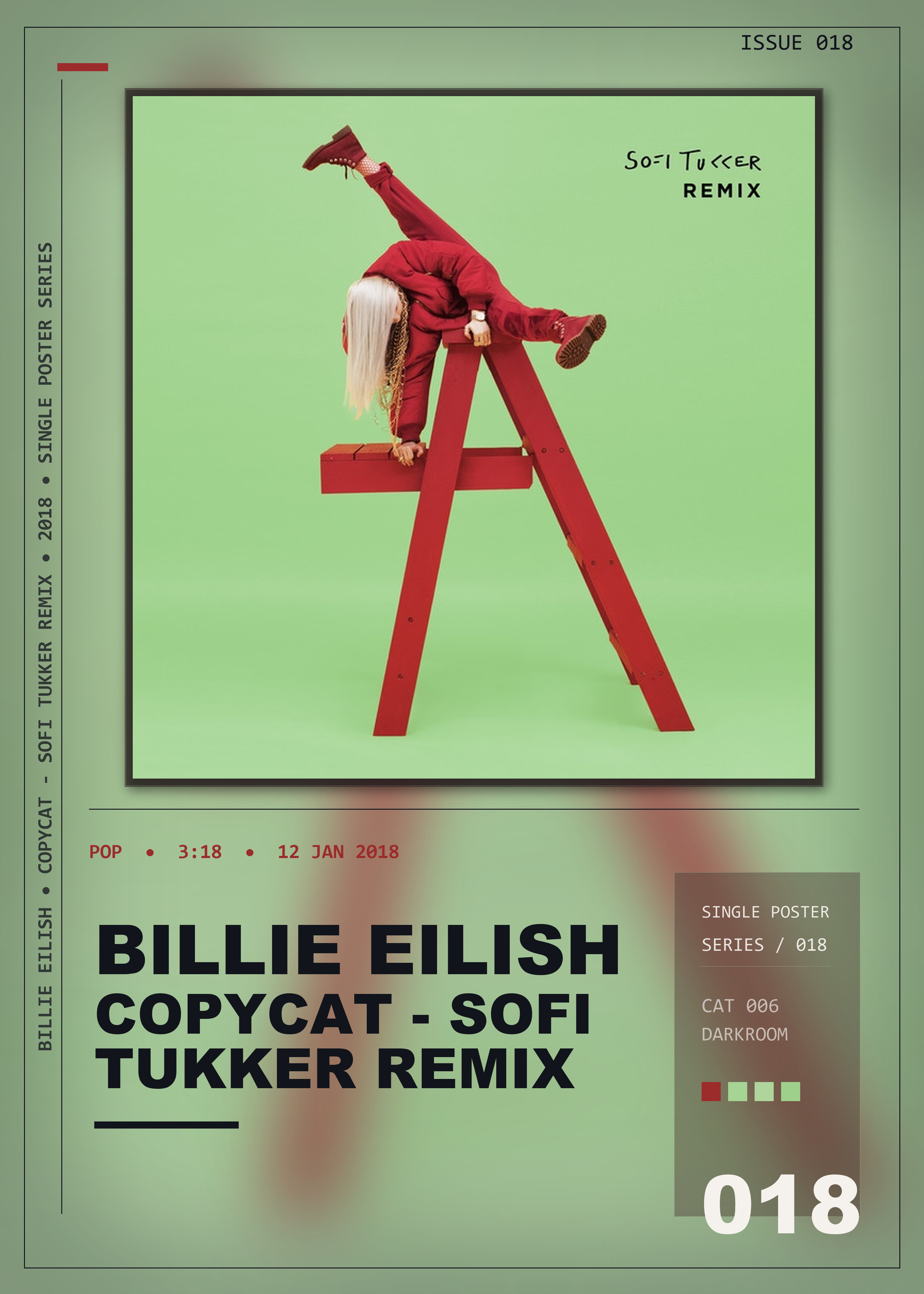 Music poster: Billie Eilish - COPYCAT - Sofi Tukker Remix