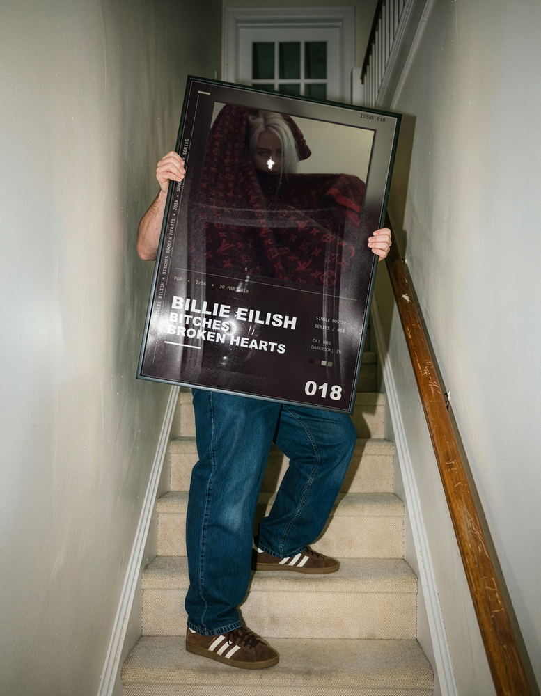 Music poster: Billie Eilish - bitches broken hearts