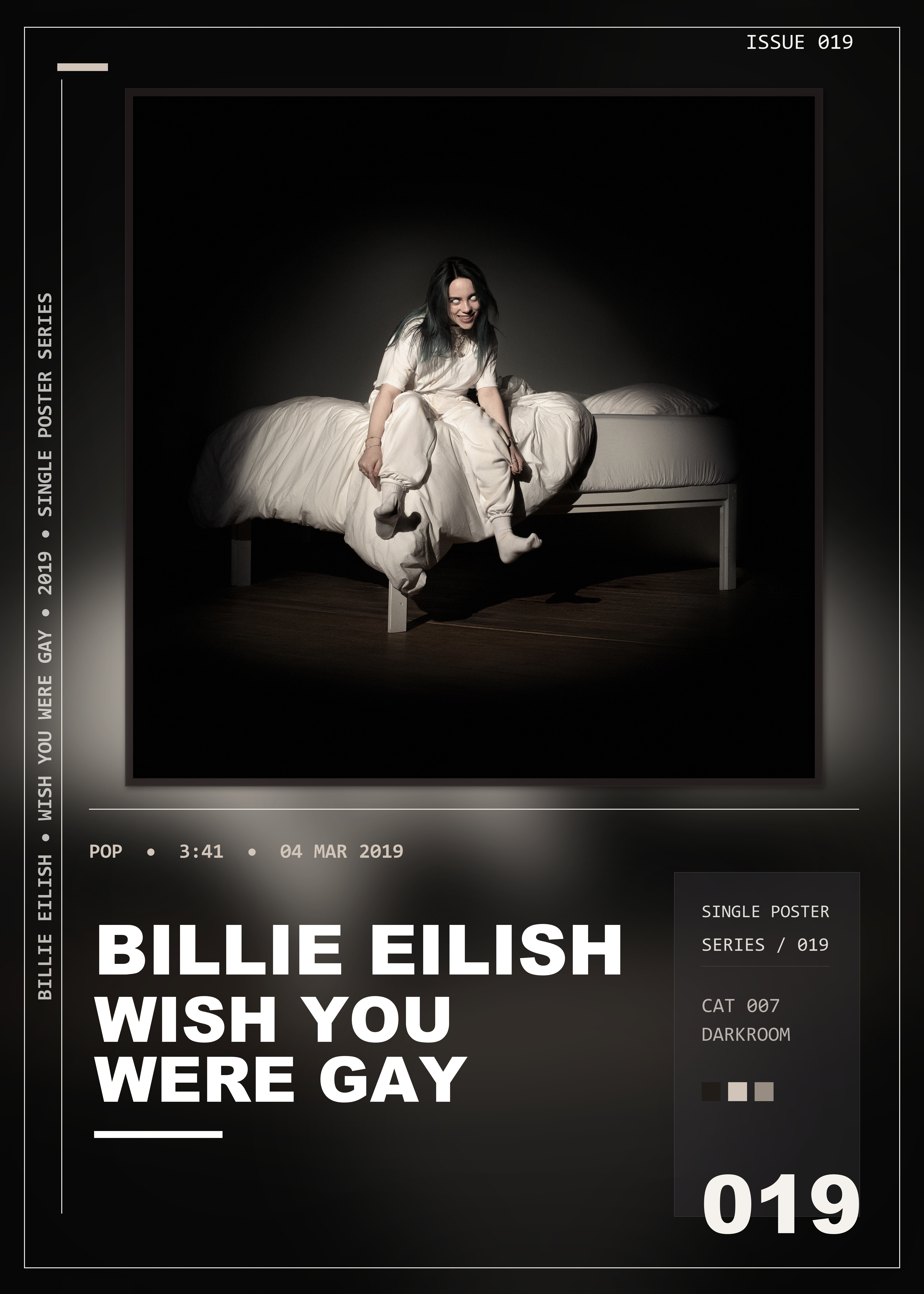 Music poster: Billie Eilish - wish you were gay