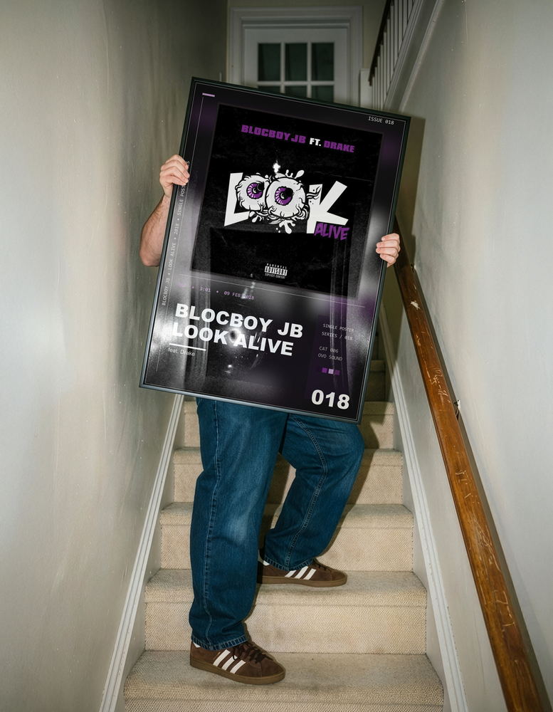 Music poster: BlocBoy JB - Look Alive feat Drake