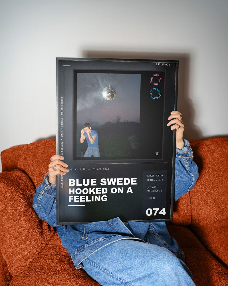 Music poster: Blue Swede - Hooked on a Feeling
