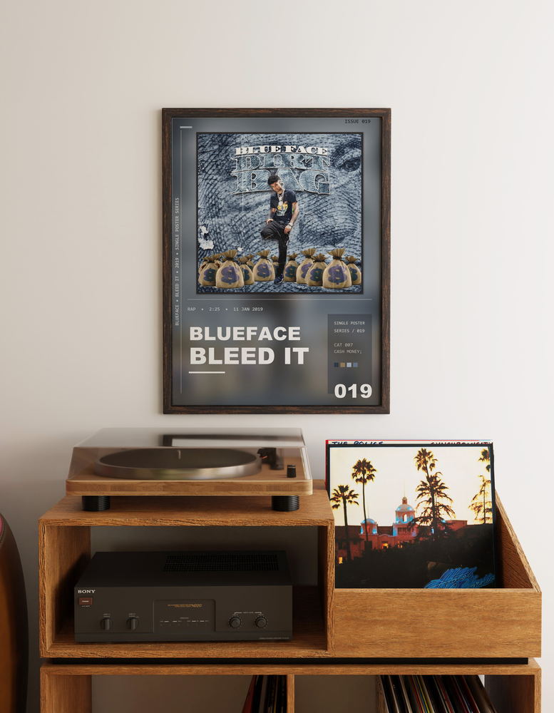 Music poster: Blueface - Bleed It