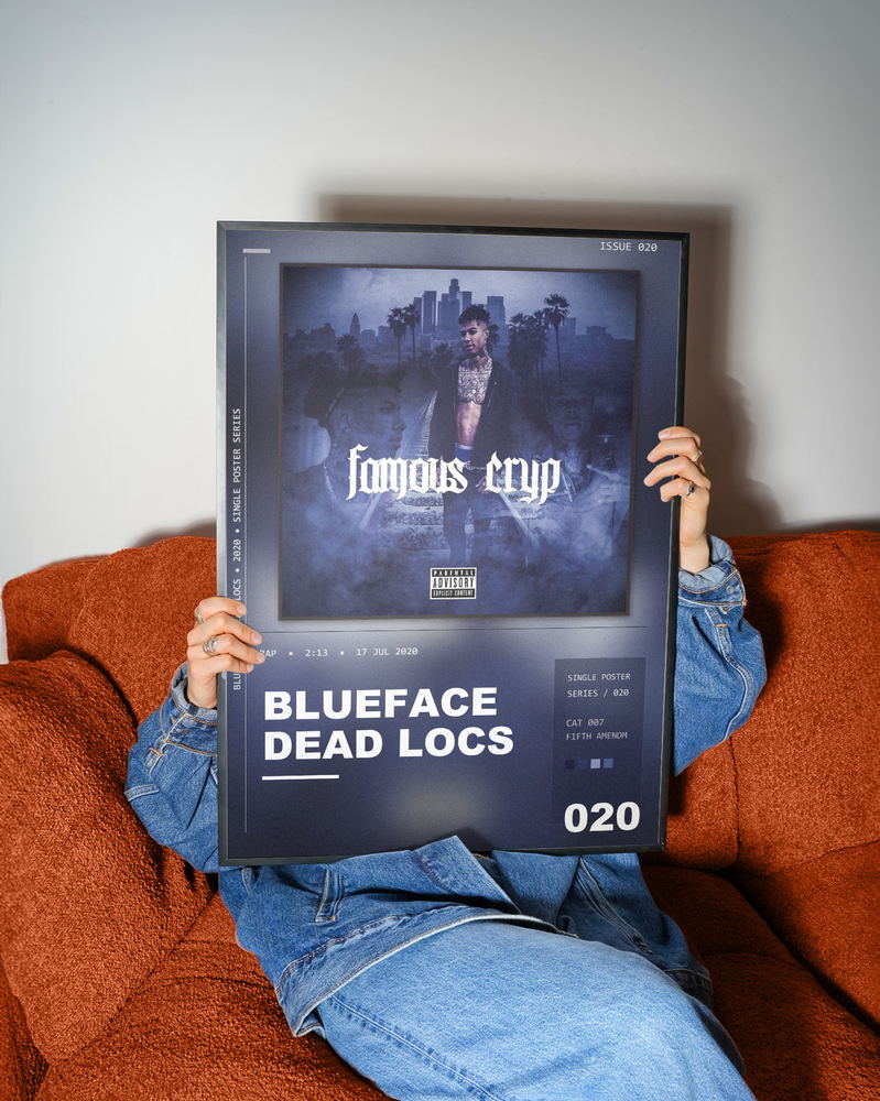 Music poster: Blueface - Dead Locs
