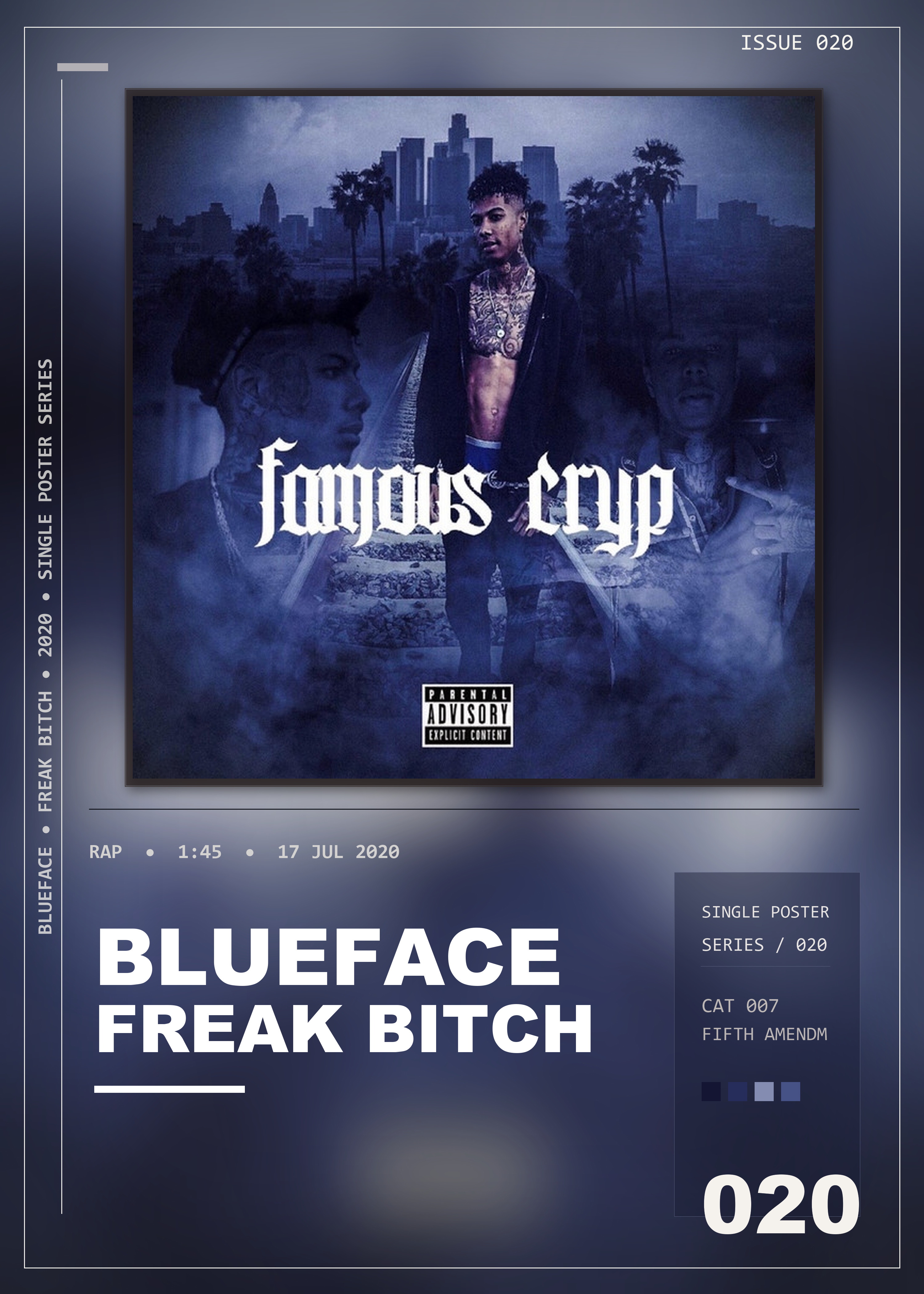 Music poster: Blueface - Freak Bitch