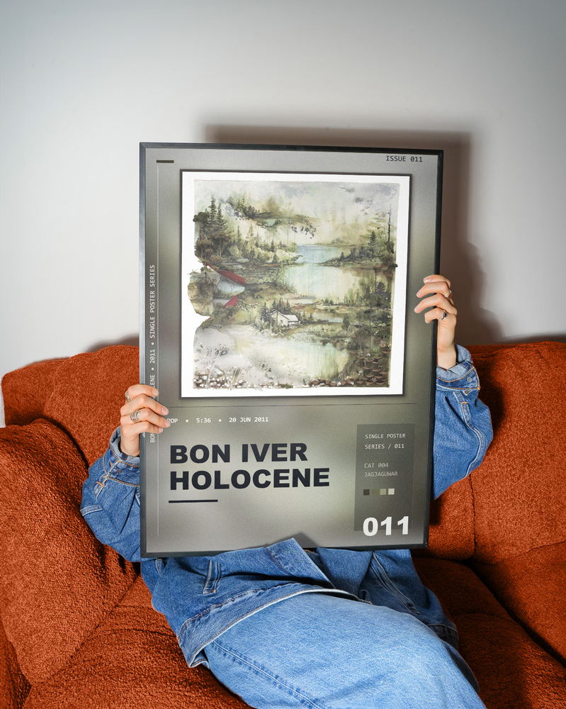 Music poster: Bon Iver - Holocene