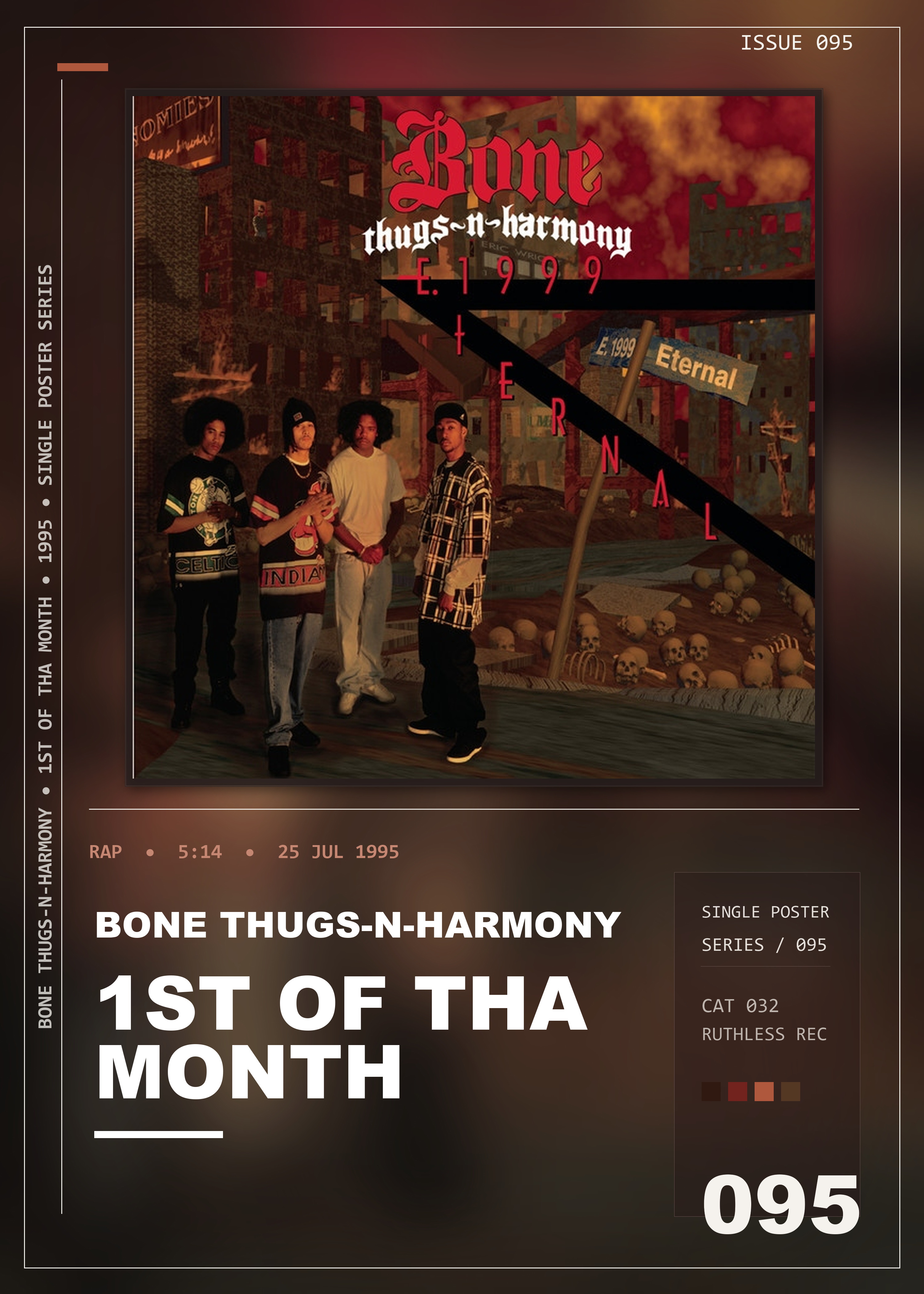 Music poster: Bone Thugs-N-Harmony - 1st of Tha Month