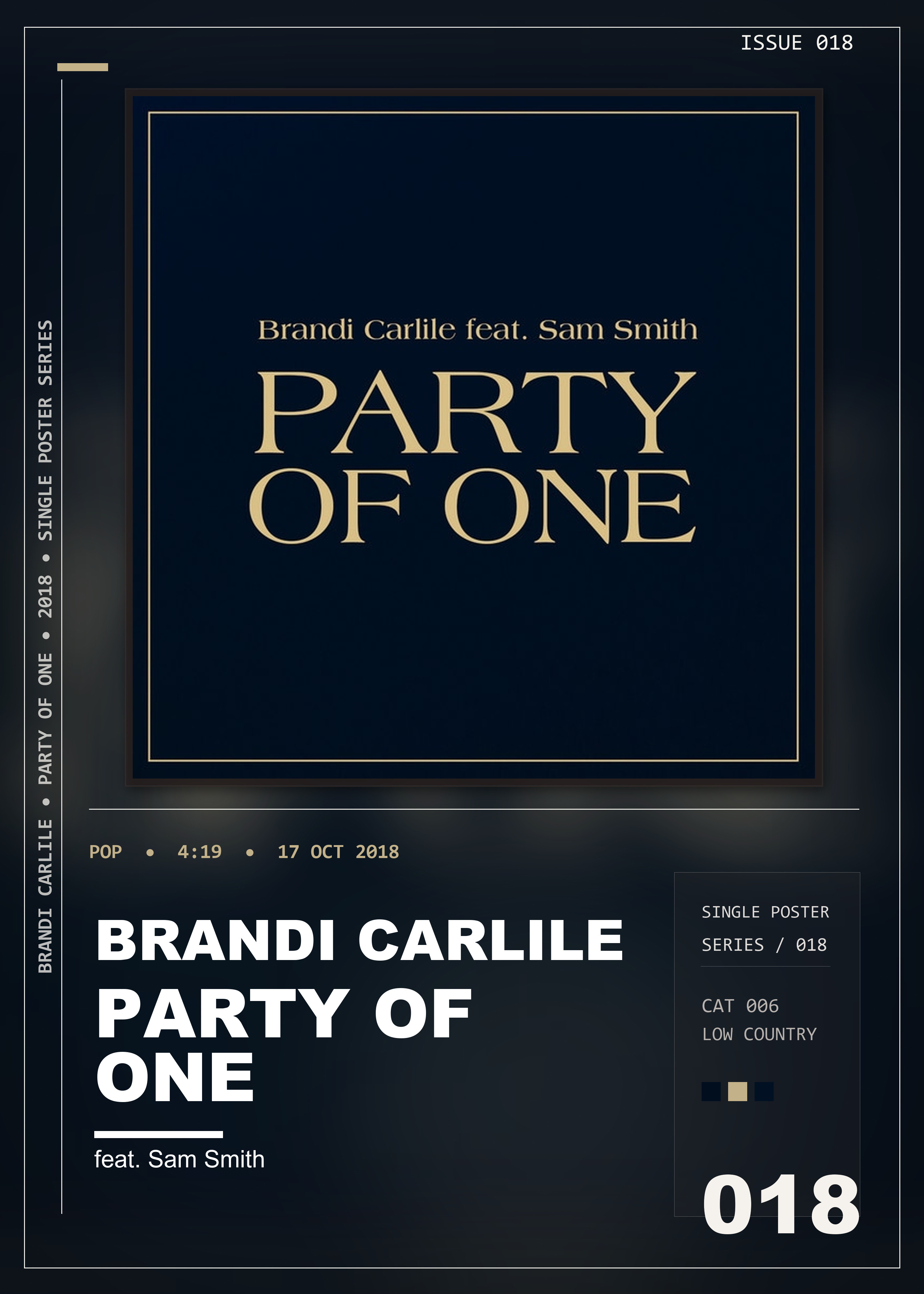 Music poster: Brandi Carlile - Party Of One feat Sam Smith