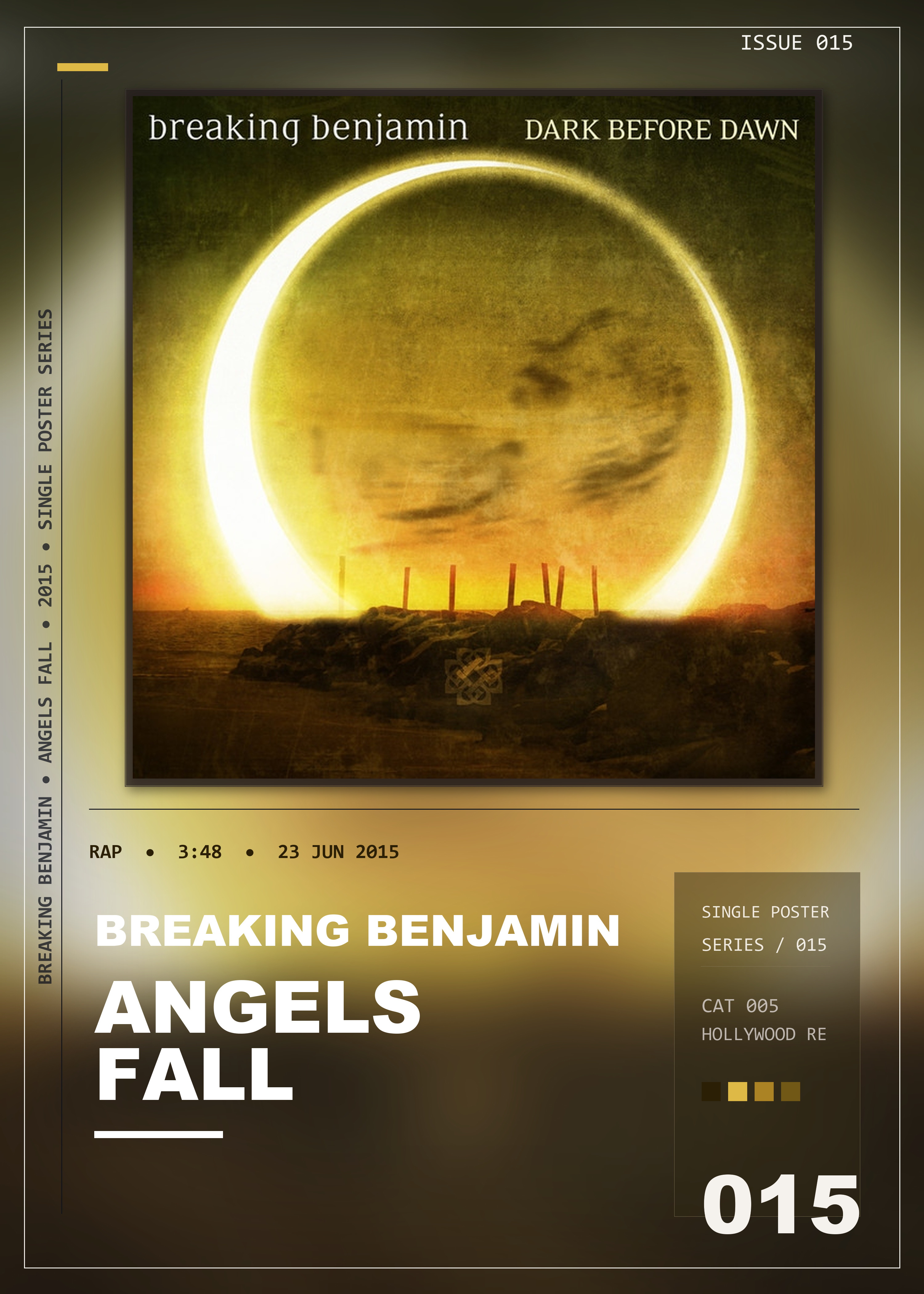 Music poster: Breaking Benjamin - Angels Fall