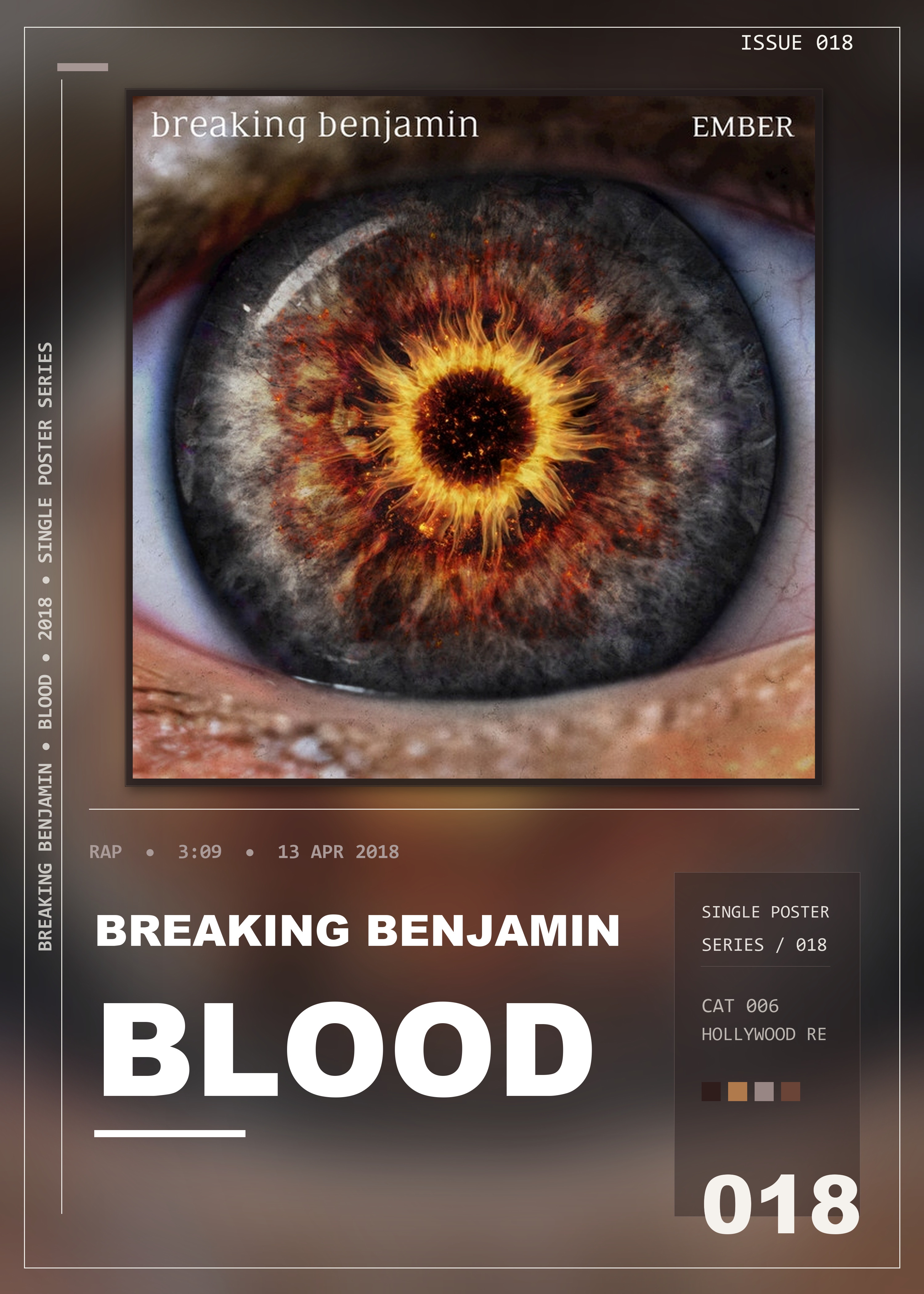 Music poster: Breaking Benjamin - Blood
