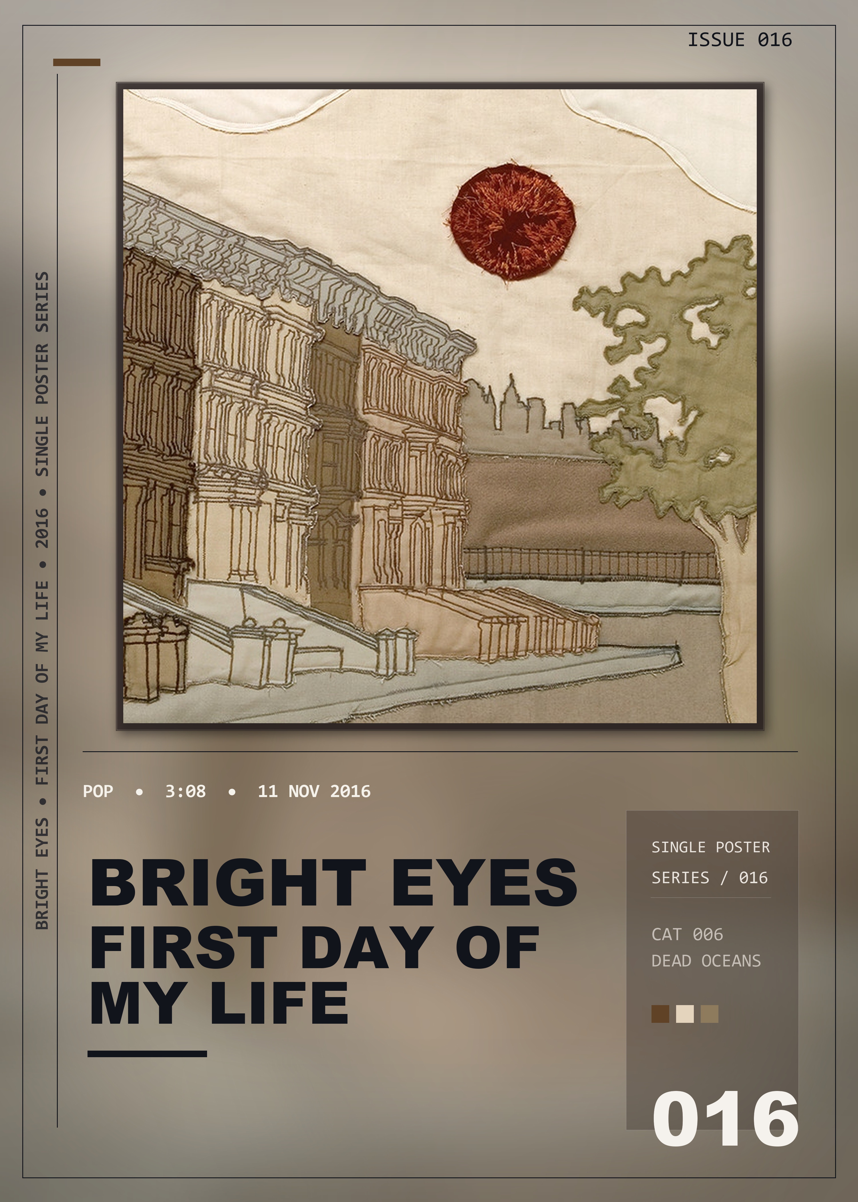 Music poster: Bright Eyes - First Day Of My Life