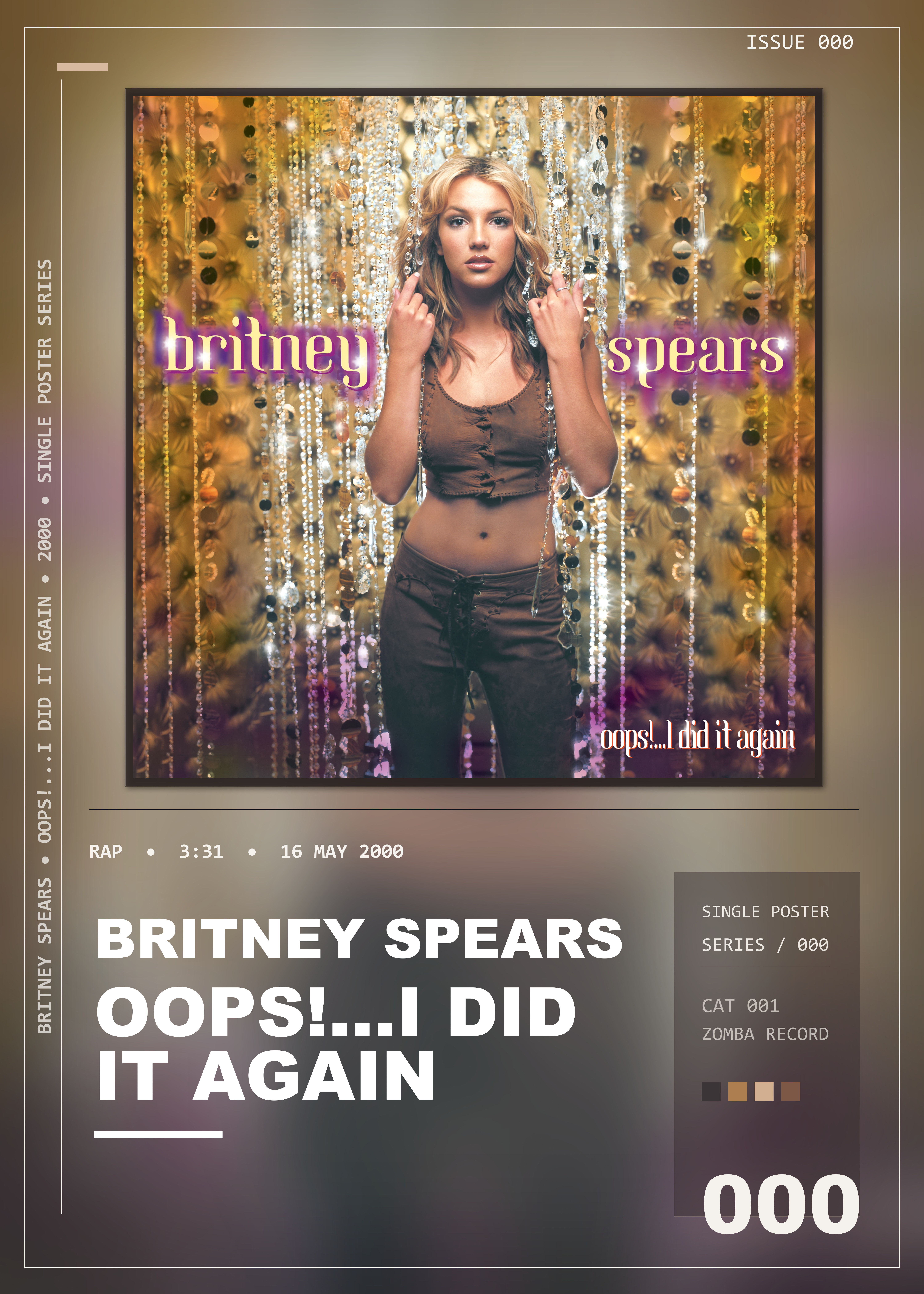 Music poster: Britney Spears - OopsI Did It Again