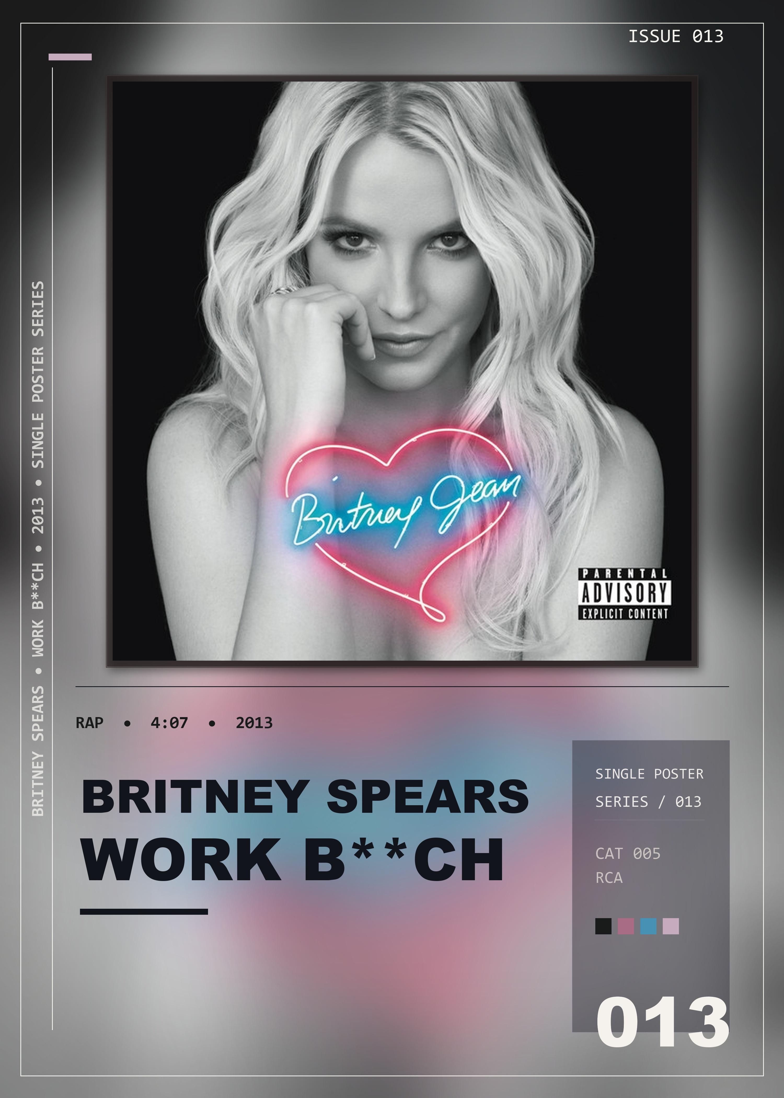 Music poster: Britney Spears - Work Bch