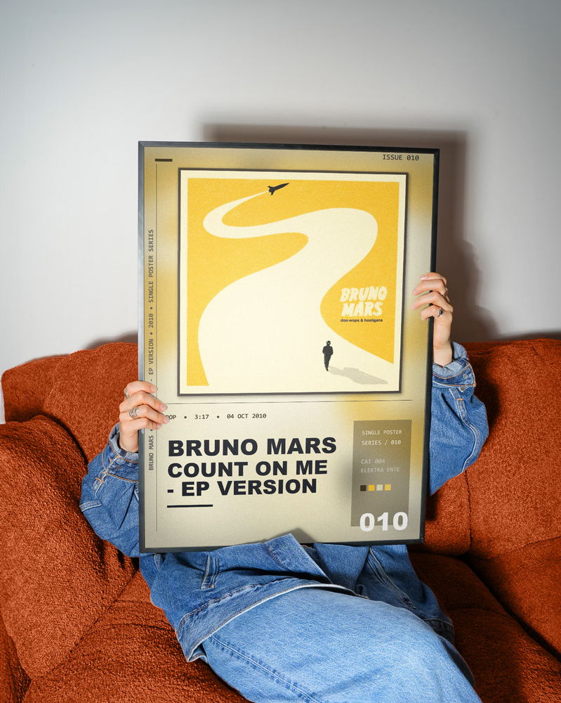 Music poster: Bruno Mars - Count on Me - EP Version