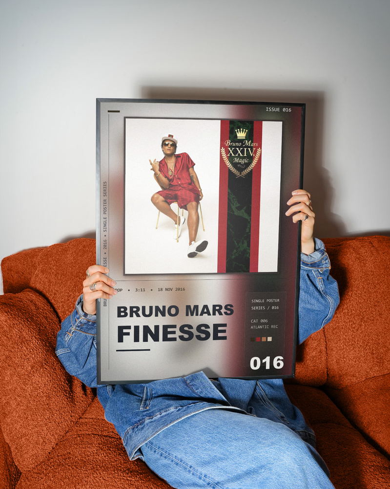 Music poster: Bruno Mars - Finesse