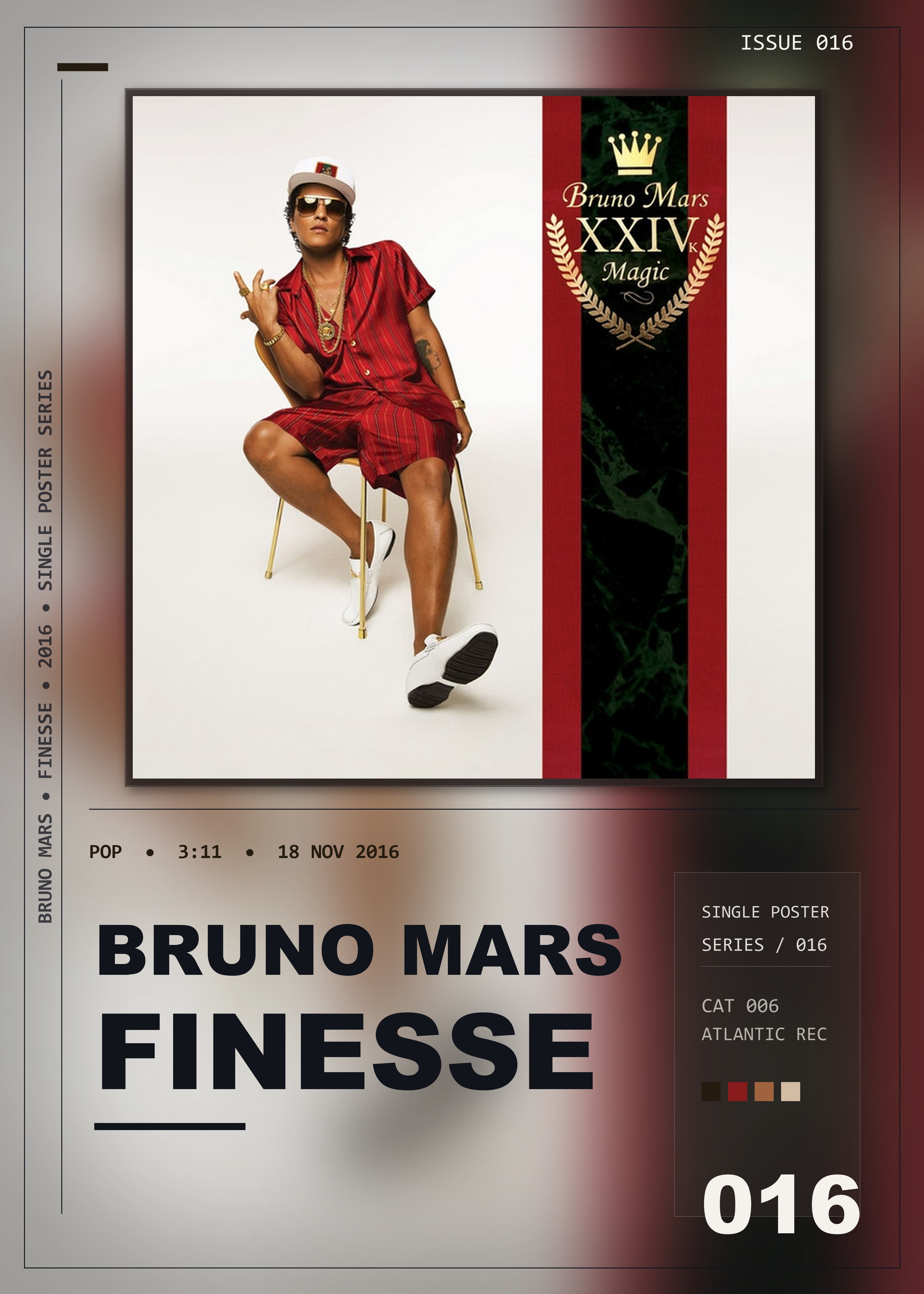 Music poster: Bruno Mars - Finesse