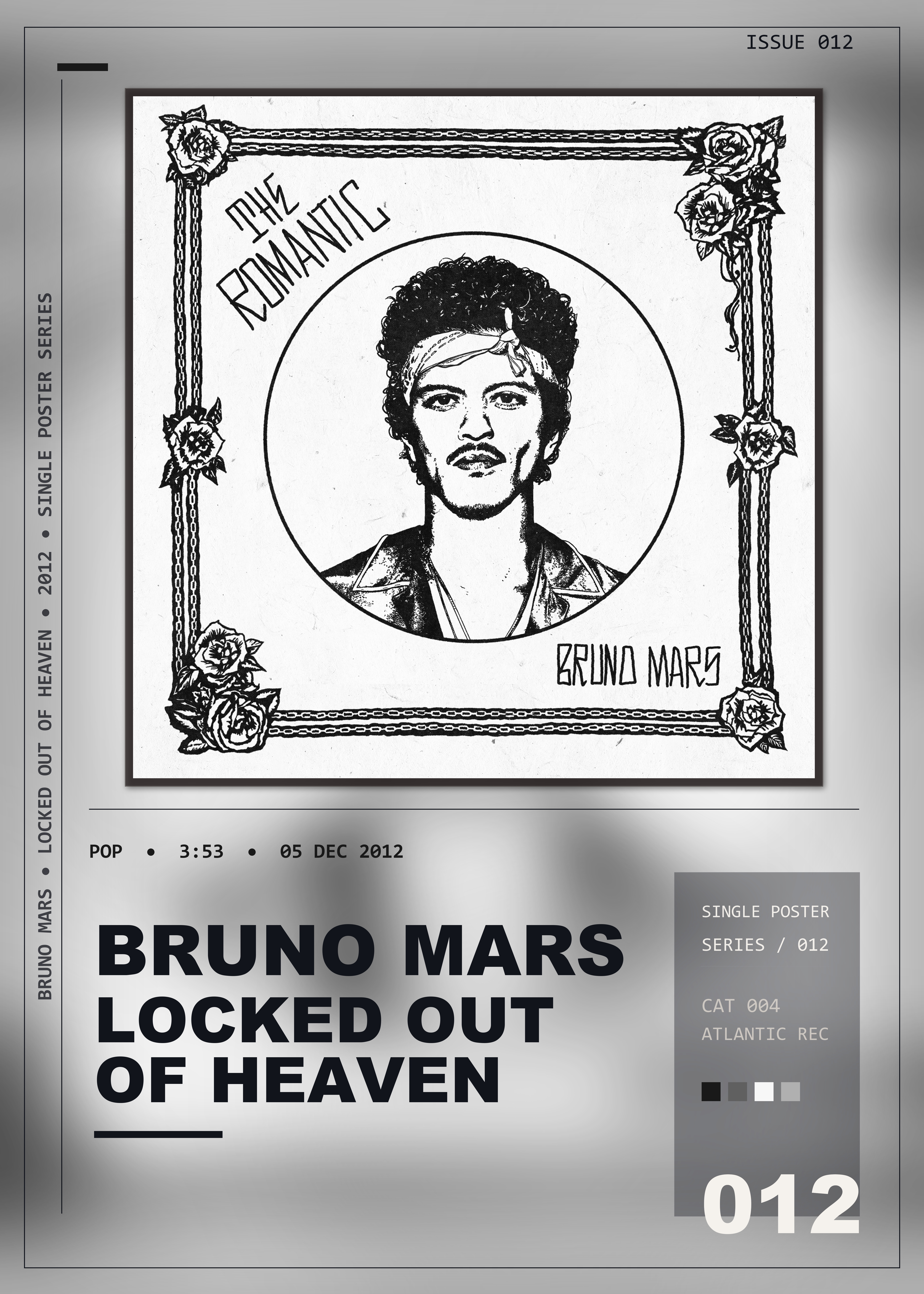 Music poster: Bruno Mars - Locked Out Of Heaven