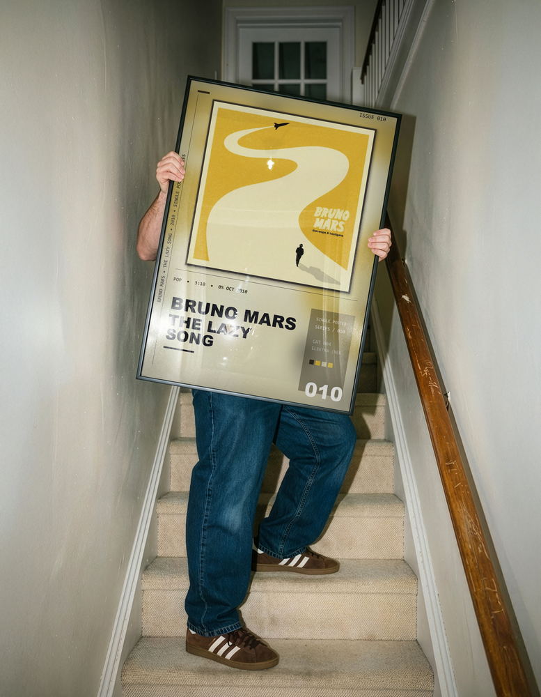 Music poster: Bruno Mars - The Lazy Song