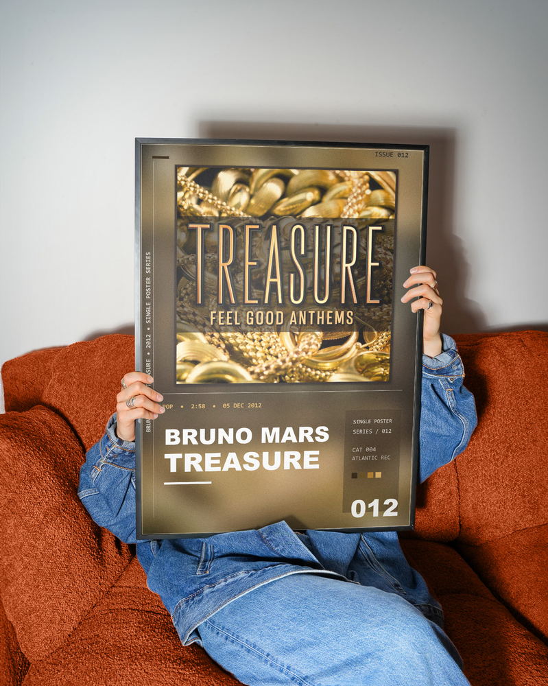 Music poster: Bruno Mars - Treasure