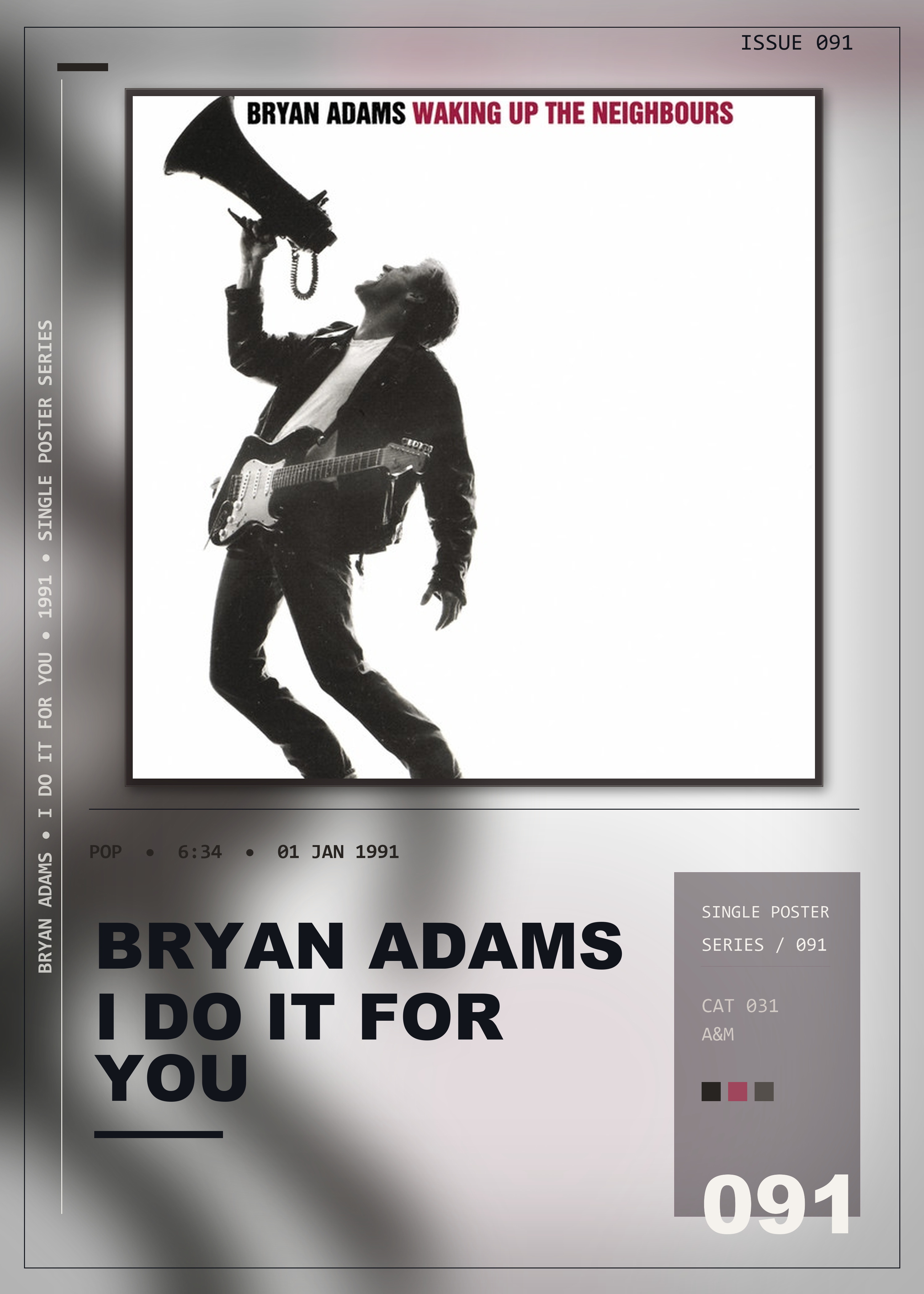 Music poster: Bryan Adams - Everything I Do I Do It For You