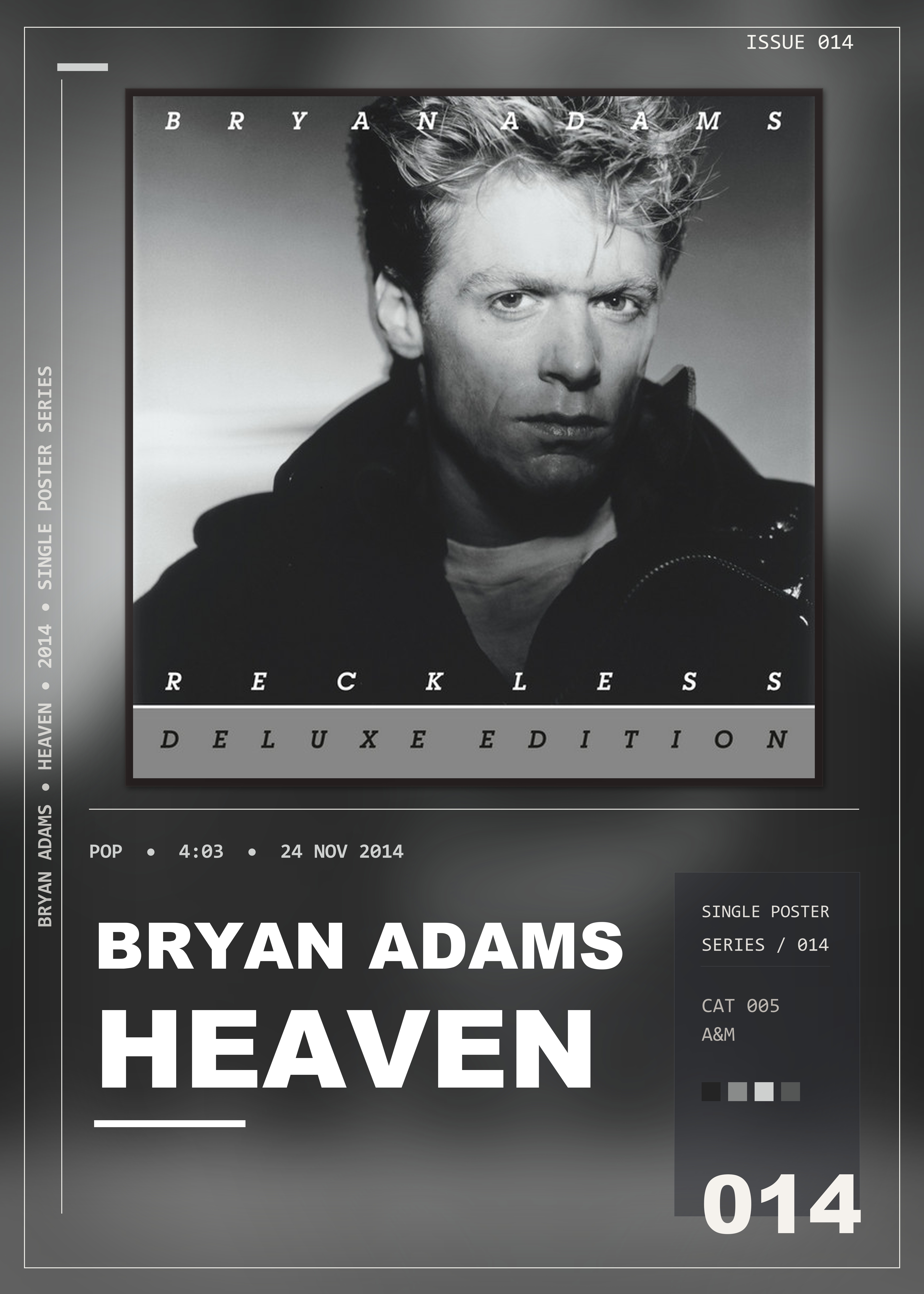 Music poster: Bryan Adams - Heaven