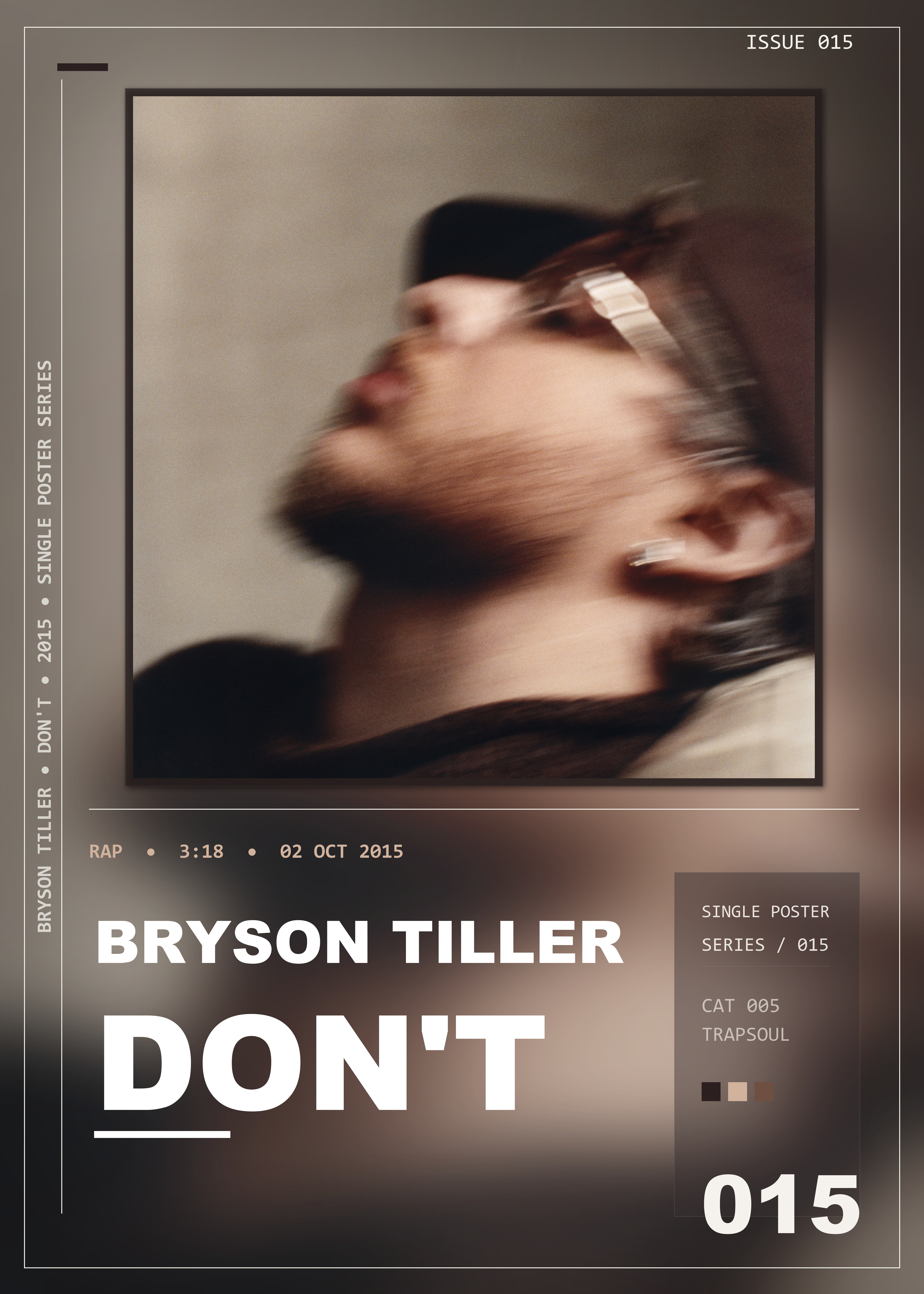 Music poster: Bryson Tiller - Dont