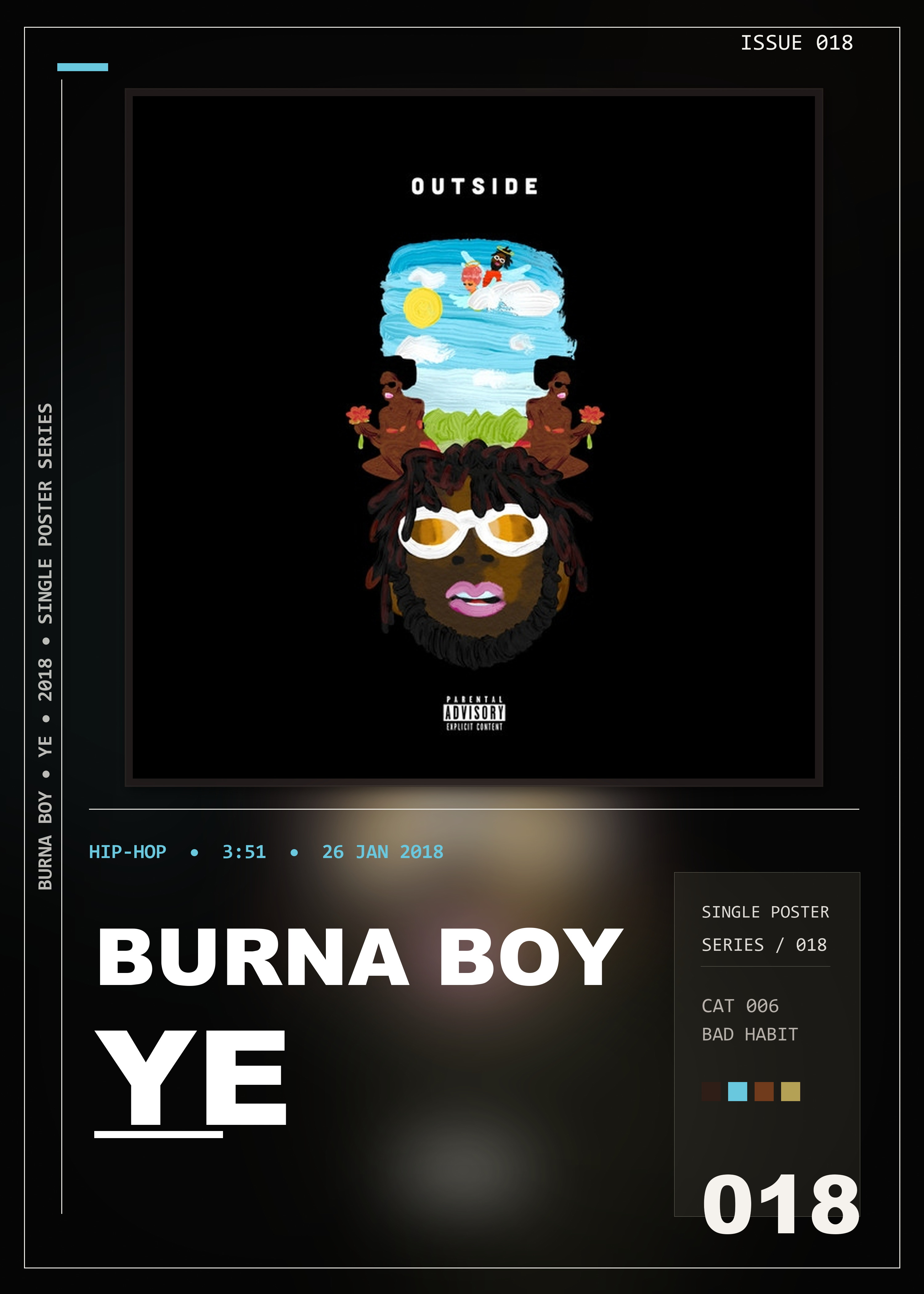 Music poster: Burna Boy - Ye
