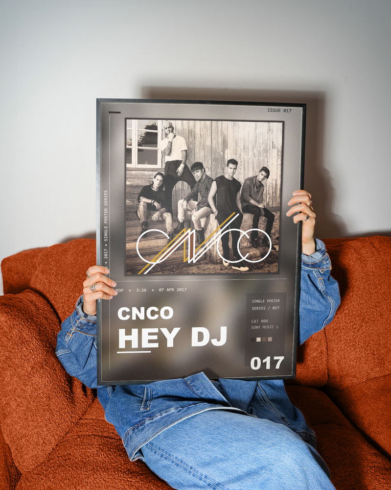 Music poster: CNCO - Hey DJ