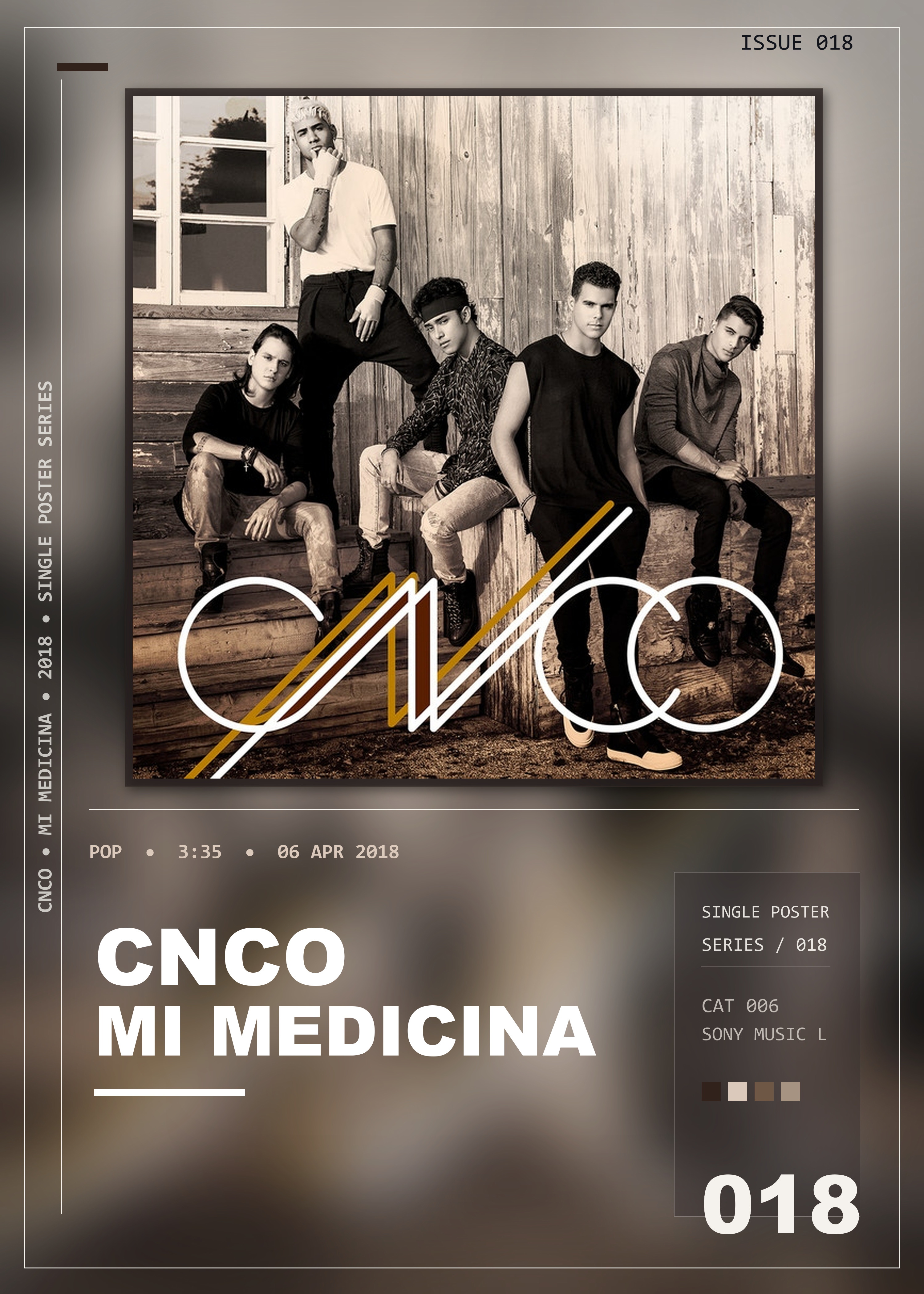 Music poster: CNCO - Mi Medicina
