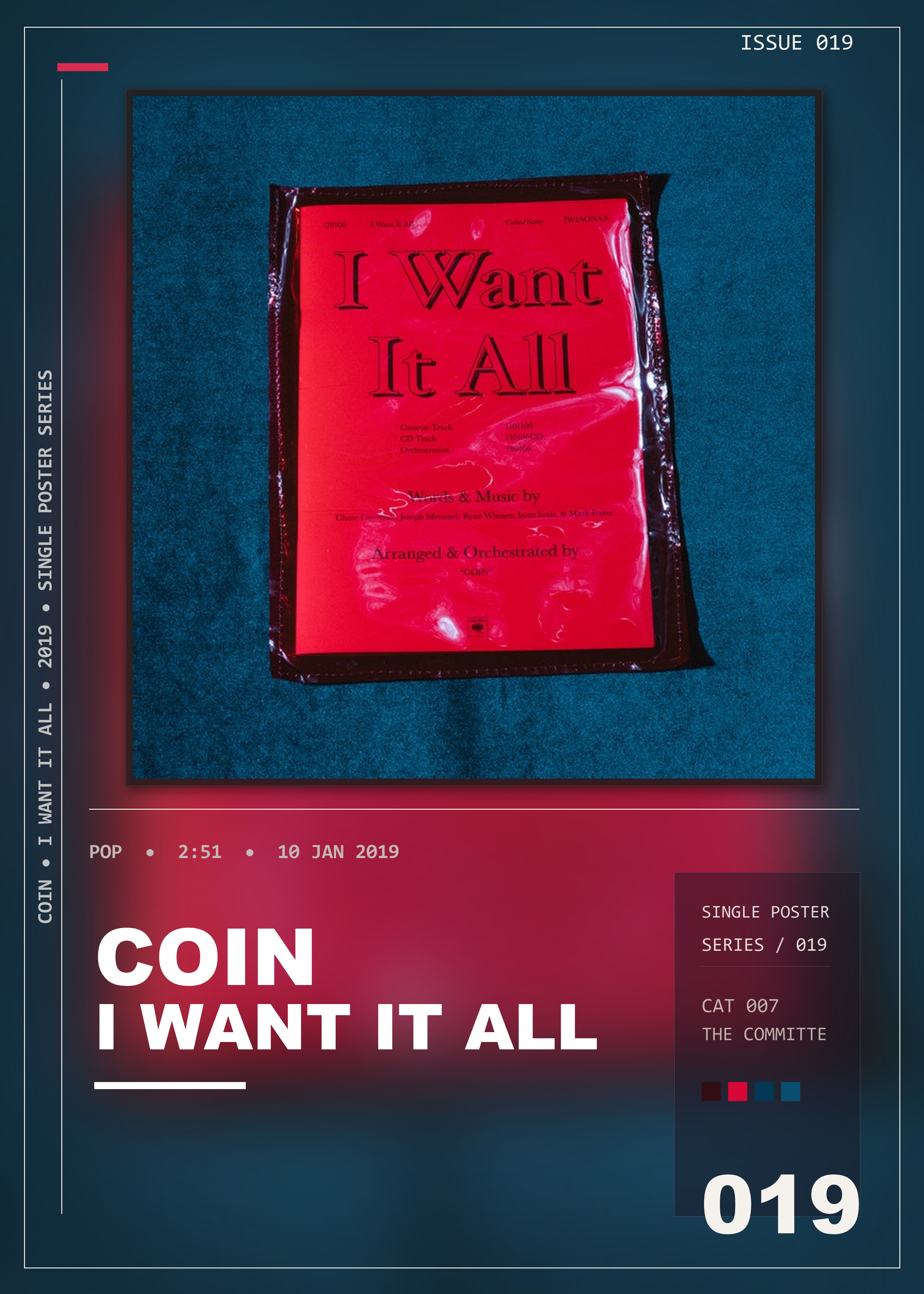 Music poster: COIN - I Want It All