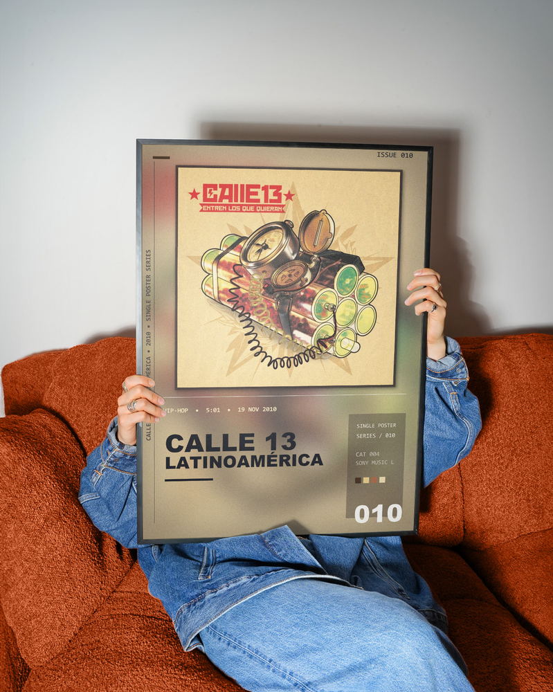 Music poster: Calle 13 - Latinoamérica