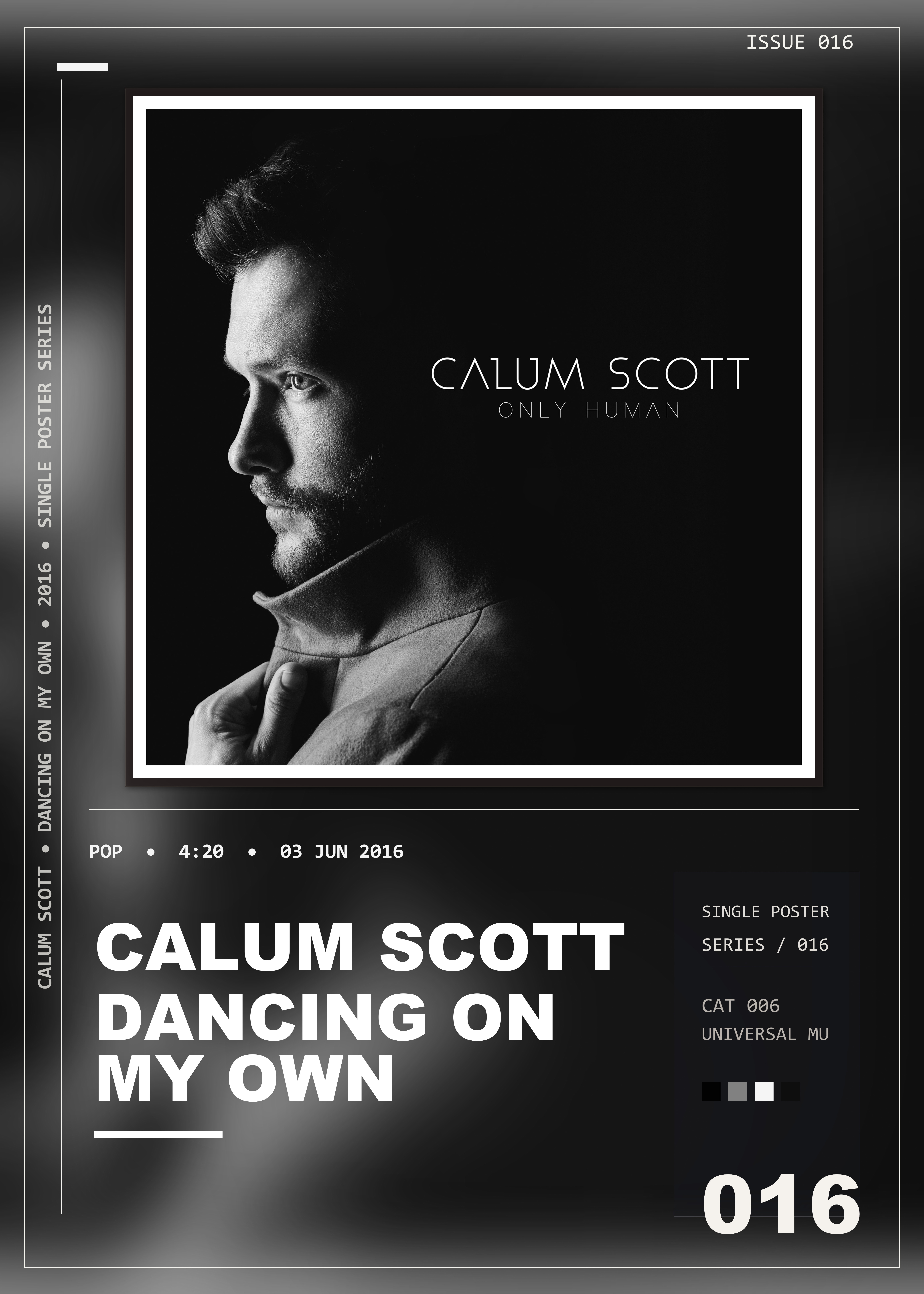 Music poster: Calum Scott - Dancing On My Own
