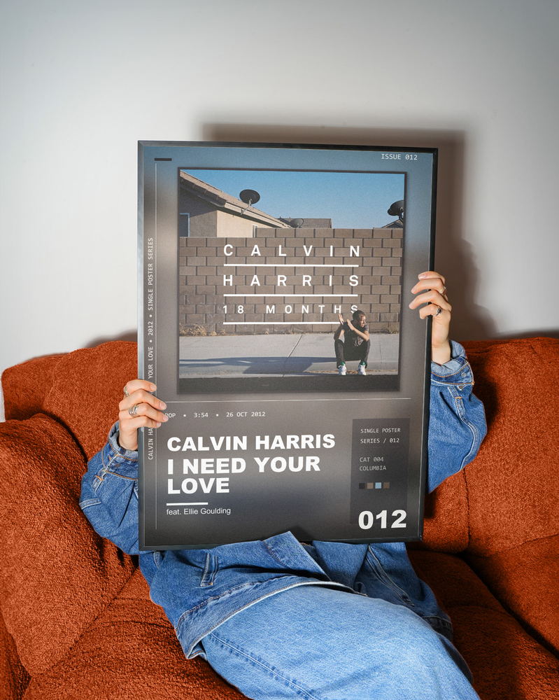 Music poster: Calvin Harris - I Need Your Love feat Ellie Goulding