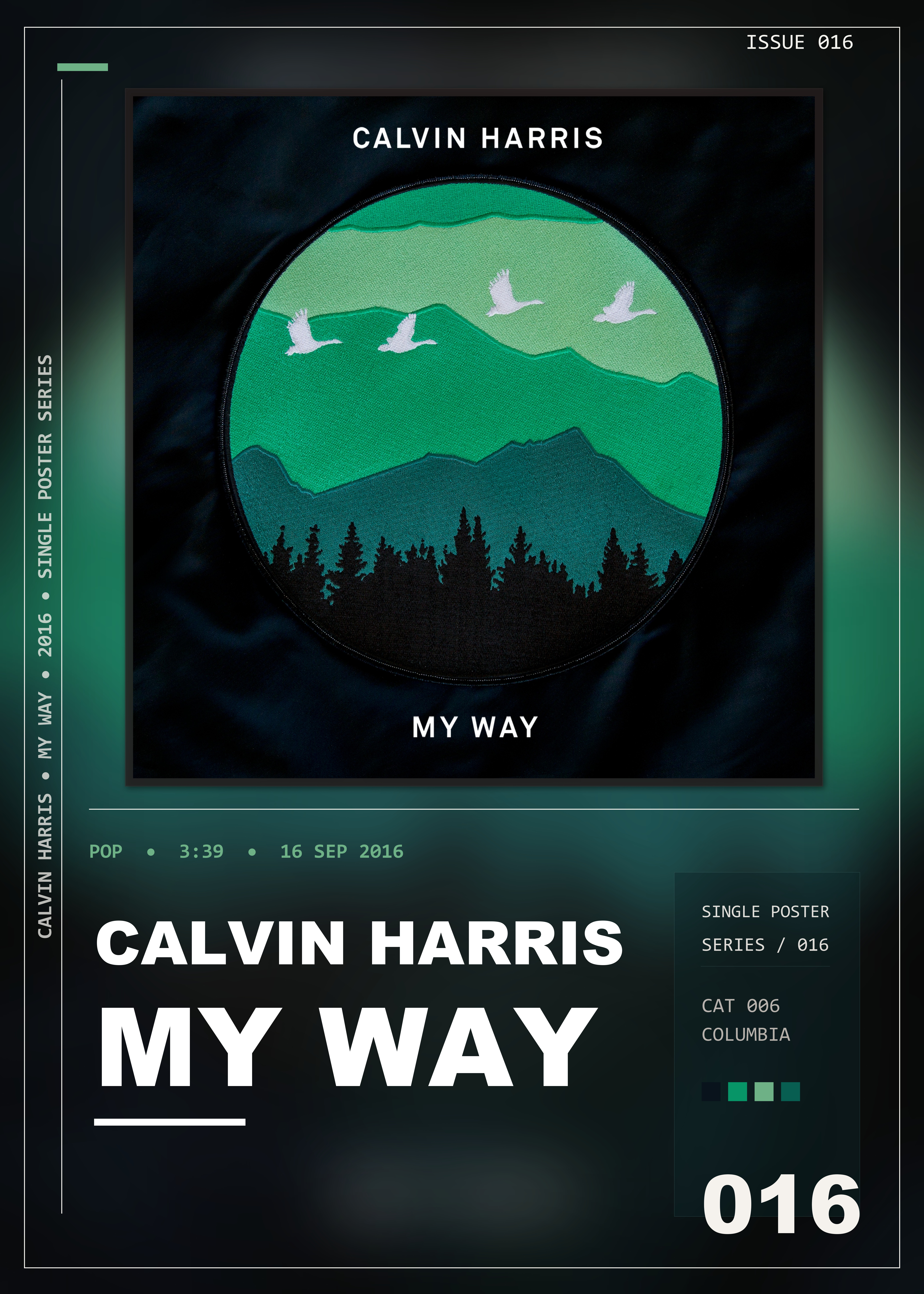 Music poster: Calvin Harris - My Way